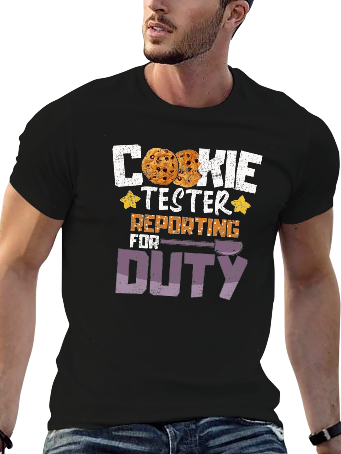 Cookie Tester Duty T-Shirt - Funny Novelty Tee
