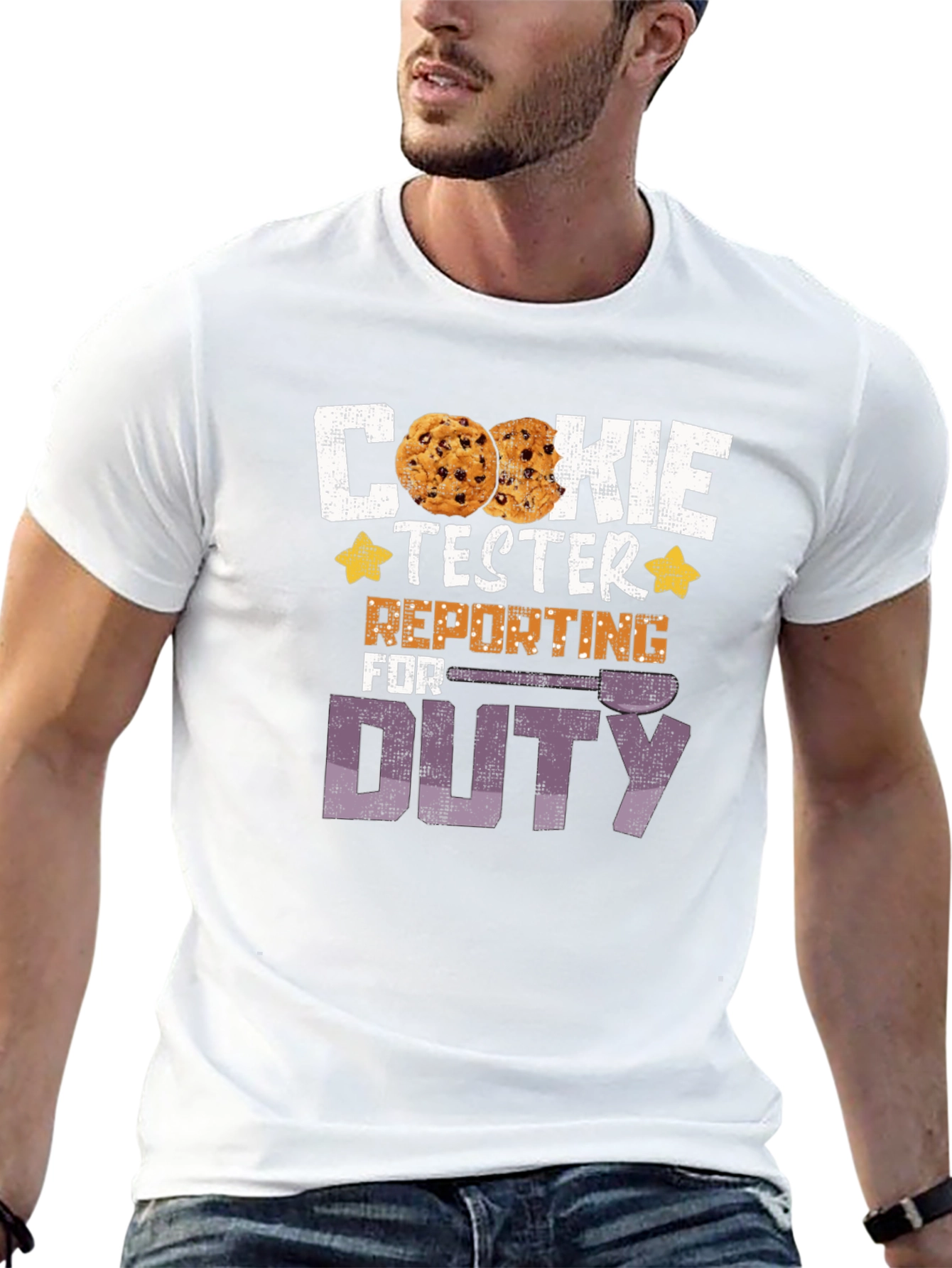 Cookie Tester Duty T-Shirt - Funny Novelty Tee