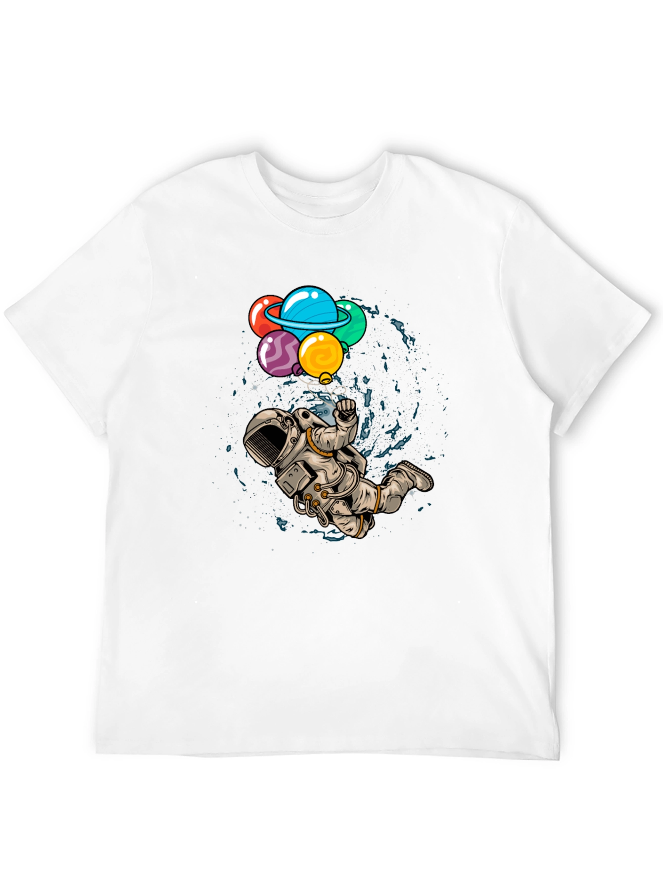 Astronaut Balloons Graphic Tee