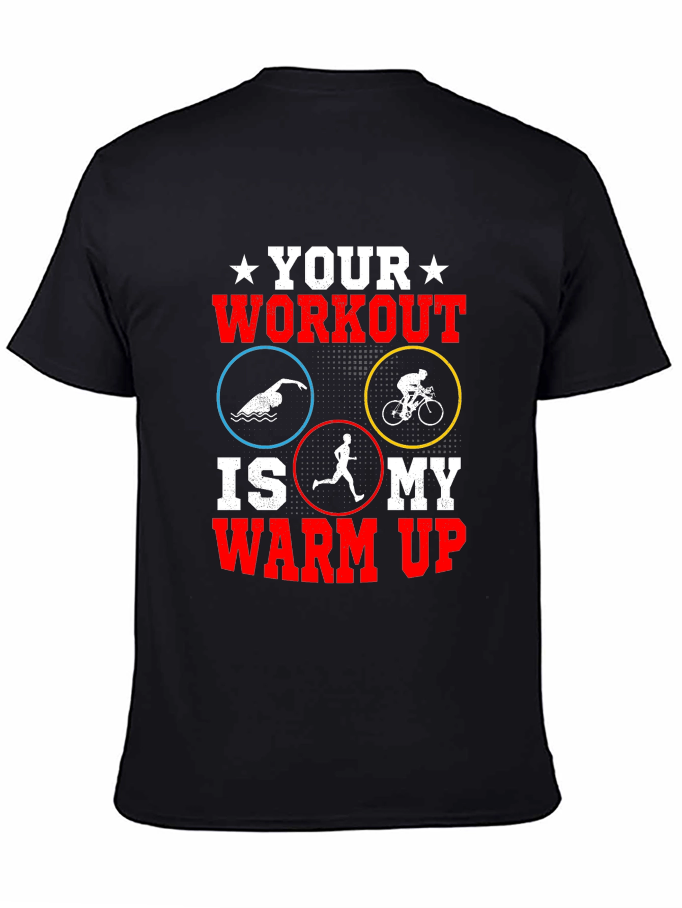 Triathlon Workout Graphic T-Shirt