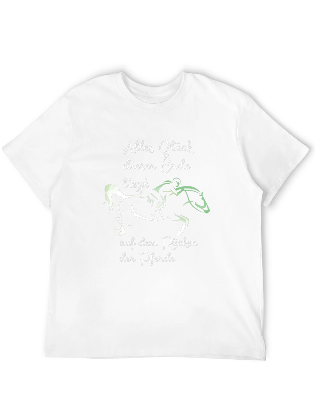 Equestrian Black T-Shirt - Alles Glück Horse Design