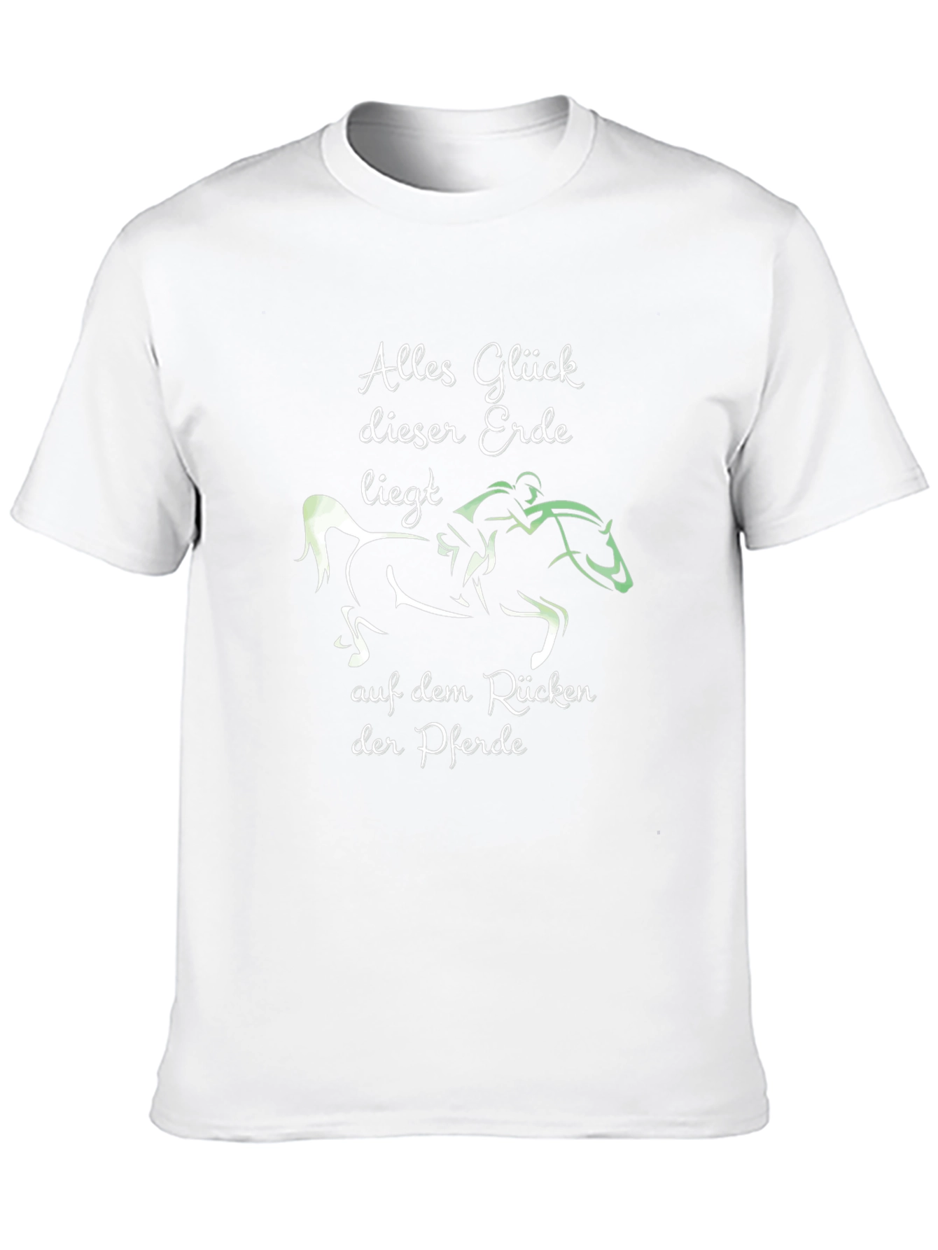 Equestrian Black T-Shirt - Alles Glück Horse Design