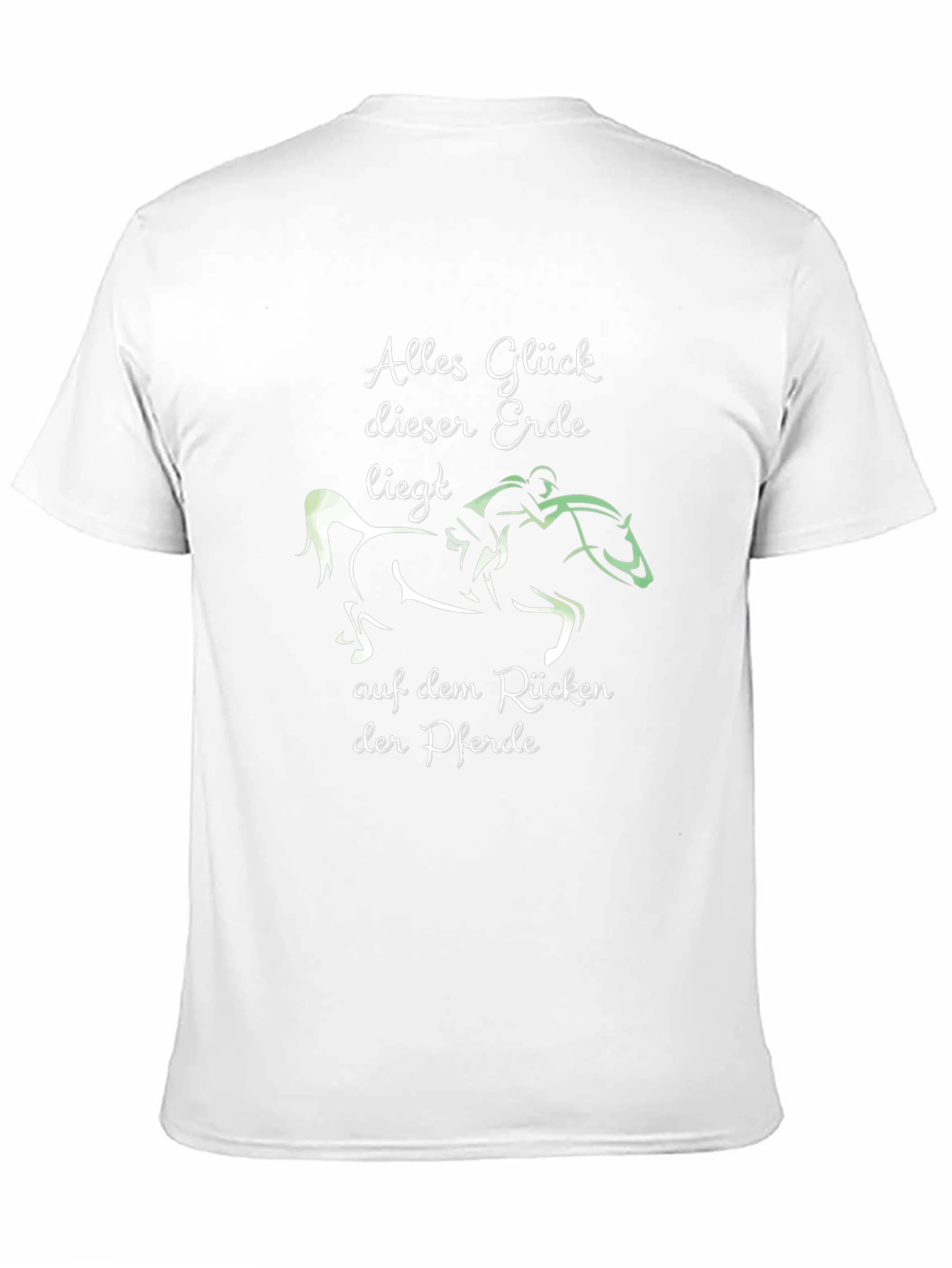 Equestrian Black T-Shirt - Alles Glück Horse Design