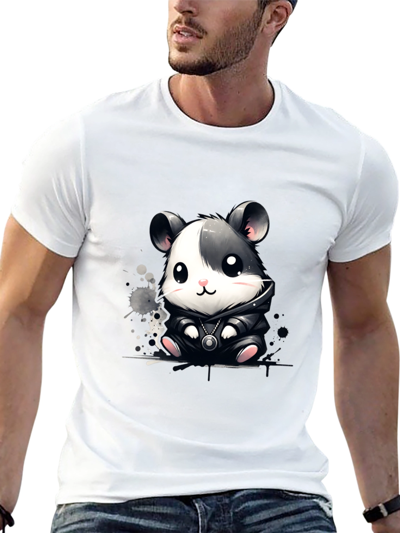 Hamster Graphic Tee - Cool & Cute!