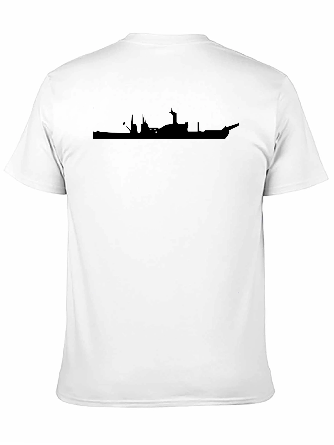 Cityscape Silhouette Black T-Shirt