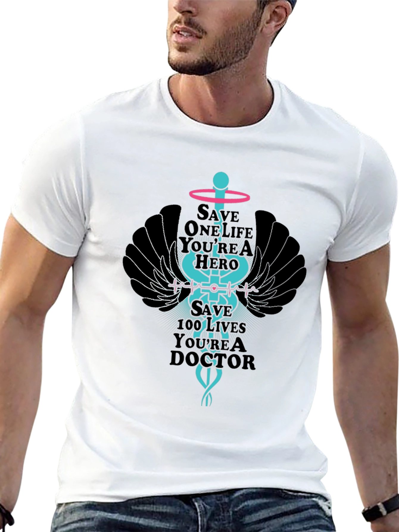 Hero Doctor T-Shirt - Save Lives