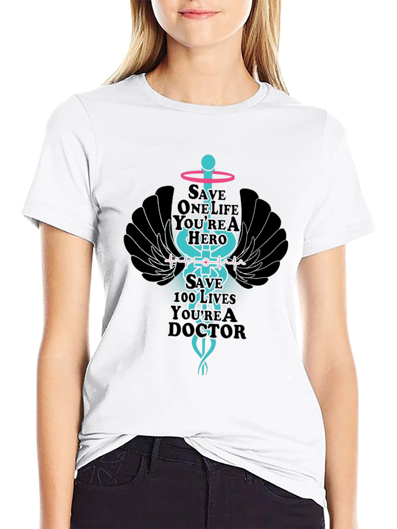 Hero Doctor T-Shirt - Save Lives
