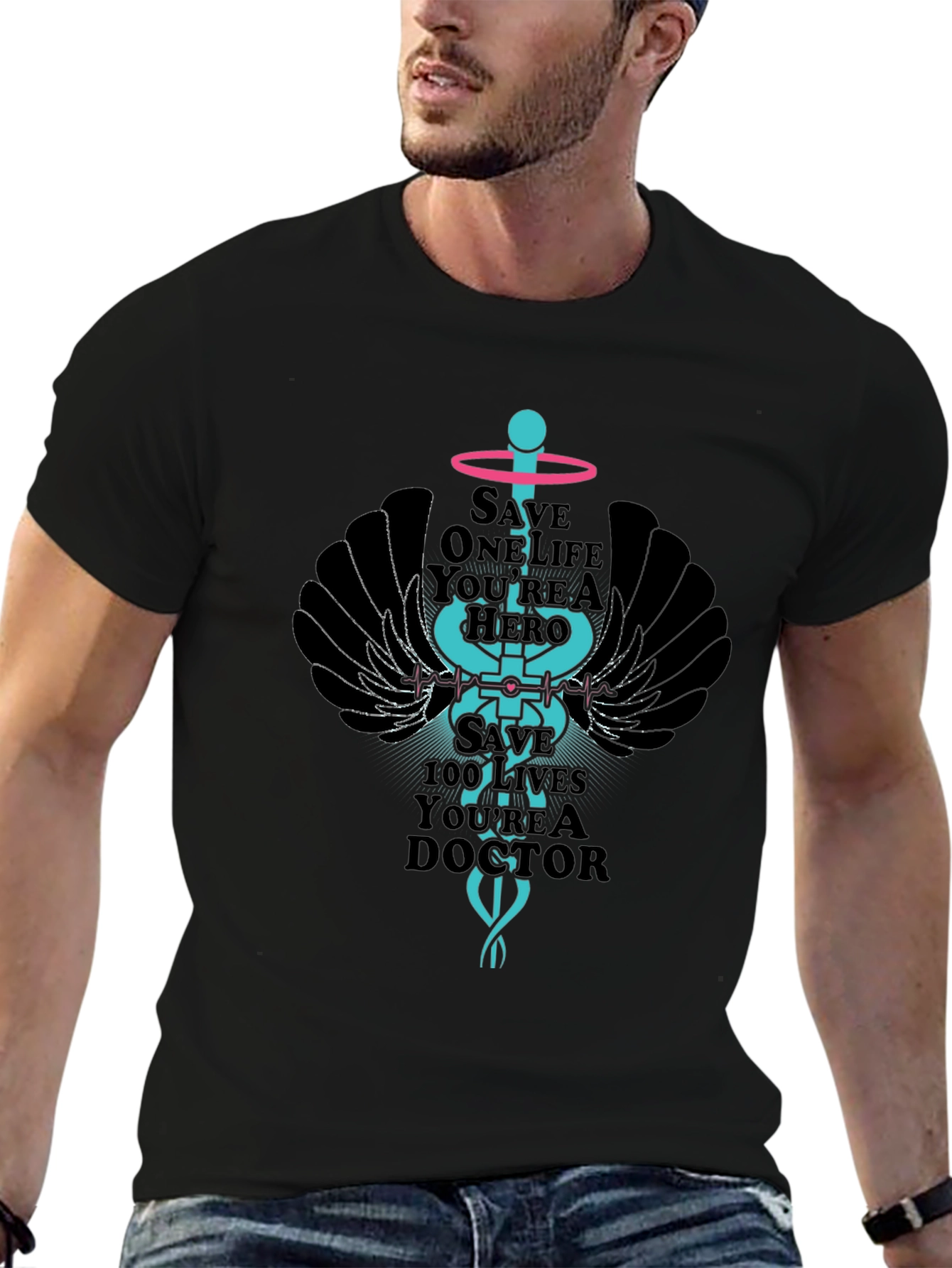 Hero Doctor T-Shirt - Save Lives