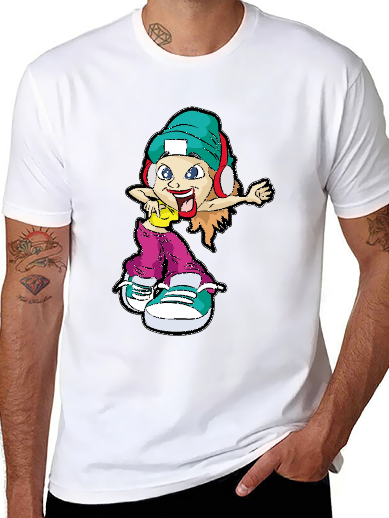 Cartoon Character Graphic Tee