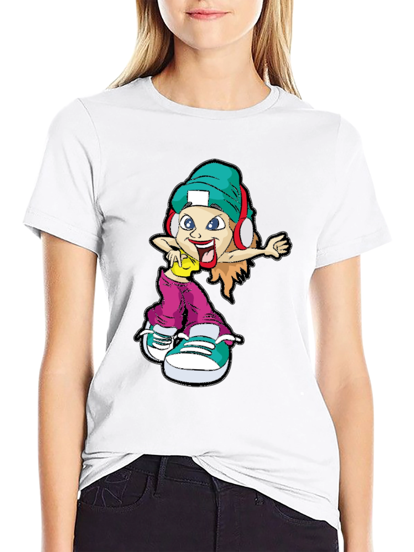 Cartoon Character Graphic Tee