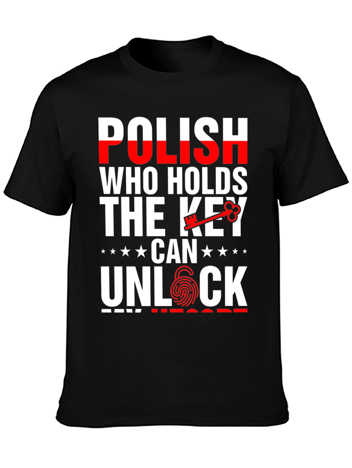 Polish Key to My Heart Graphic Tee