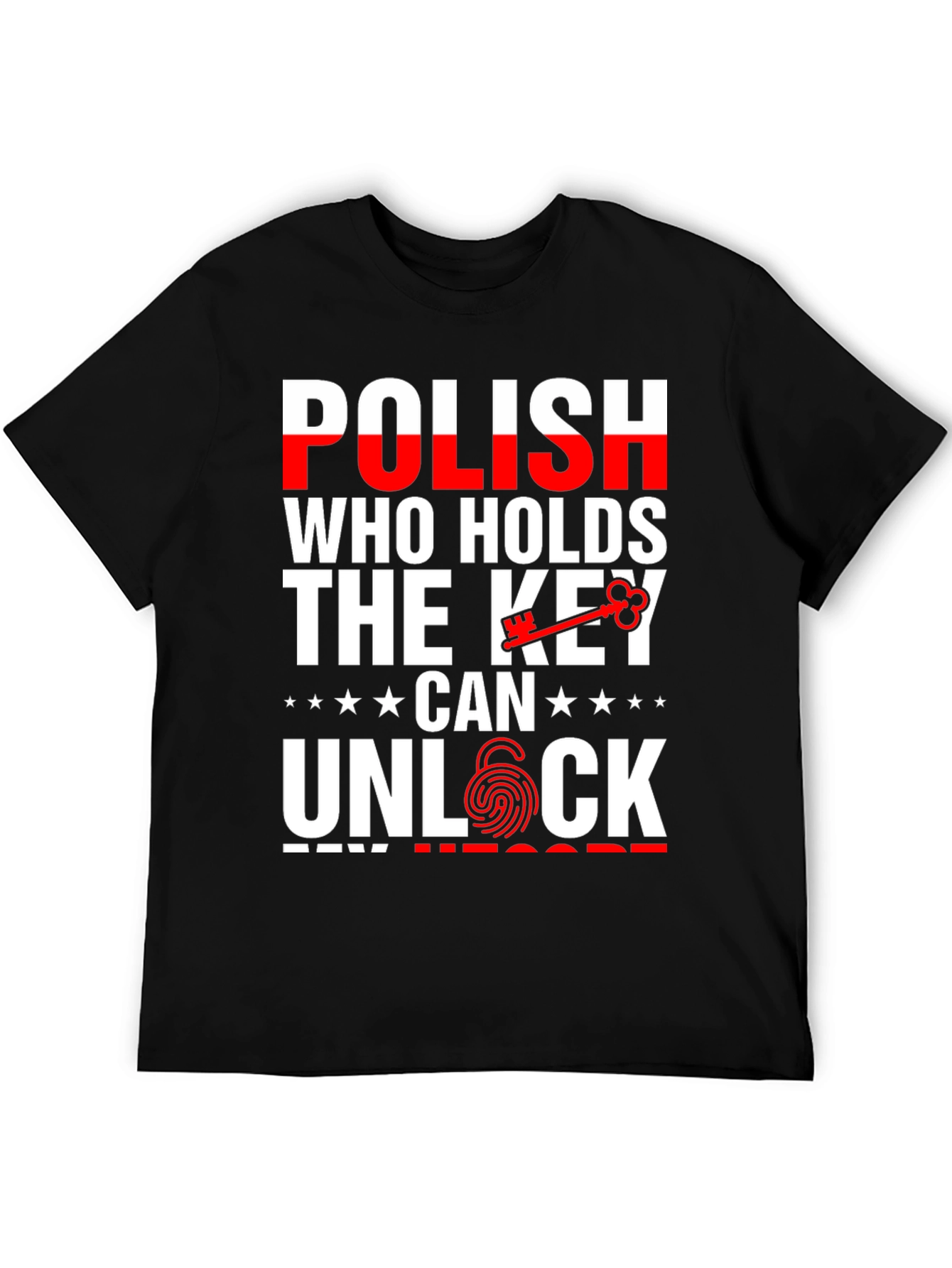 Polish Key to My Heart Graphic Tee