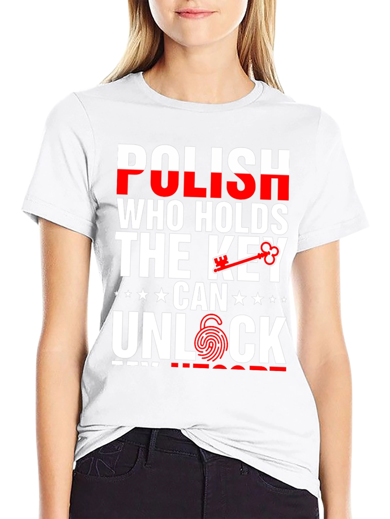 Polish Key to My Heart Graphic Tee