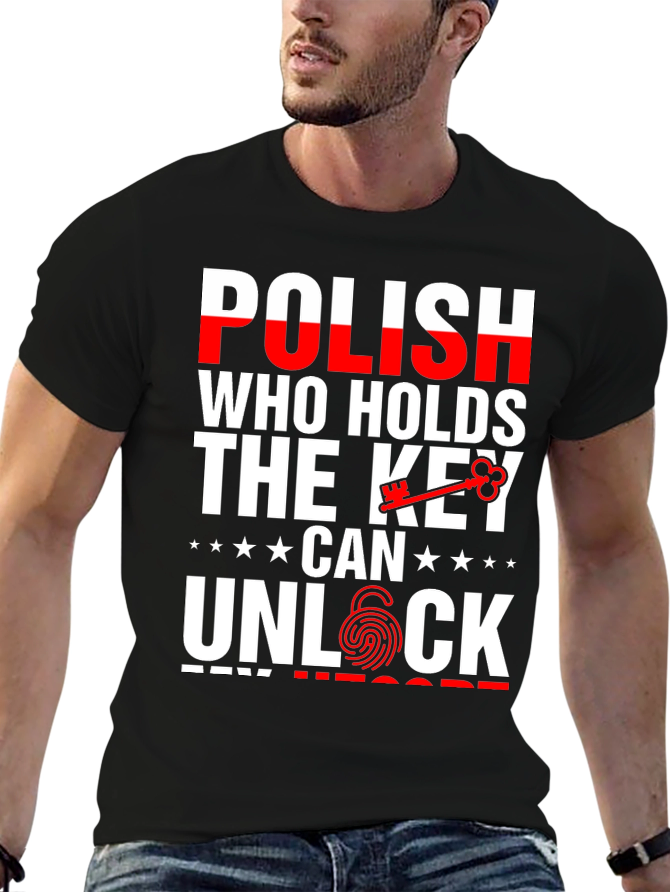 Polish Key to My Heart Graphic Tee