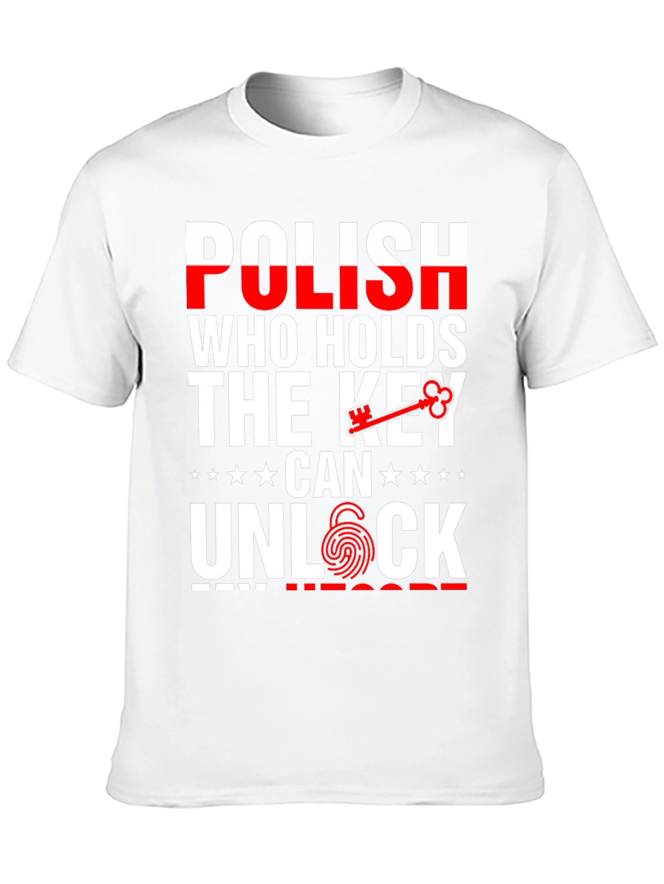 Polish Key to My Heart Graphic Tee