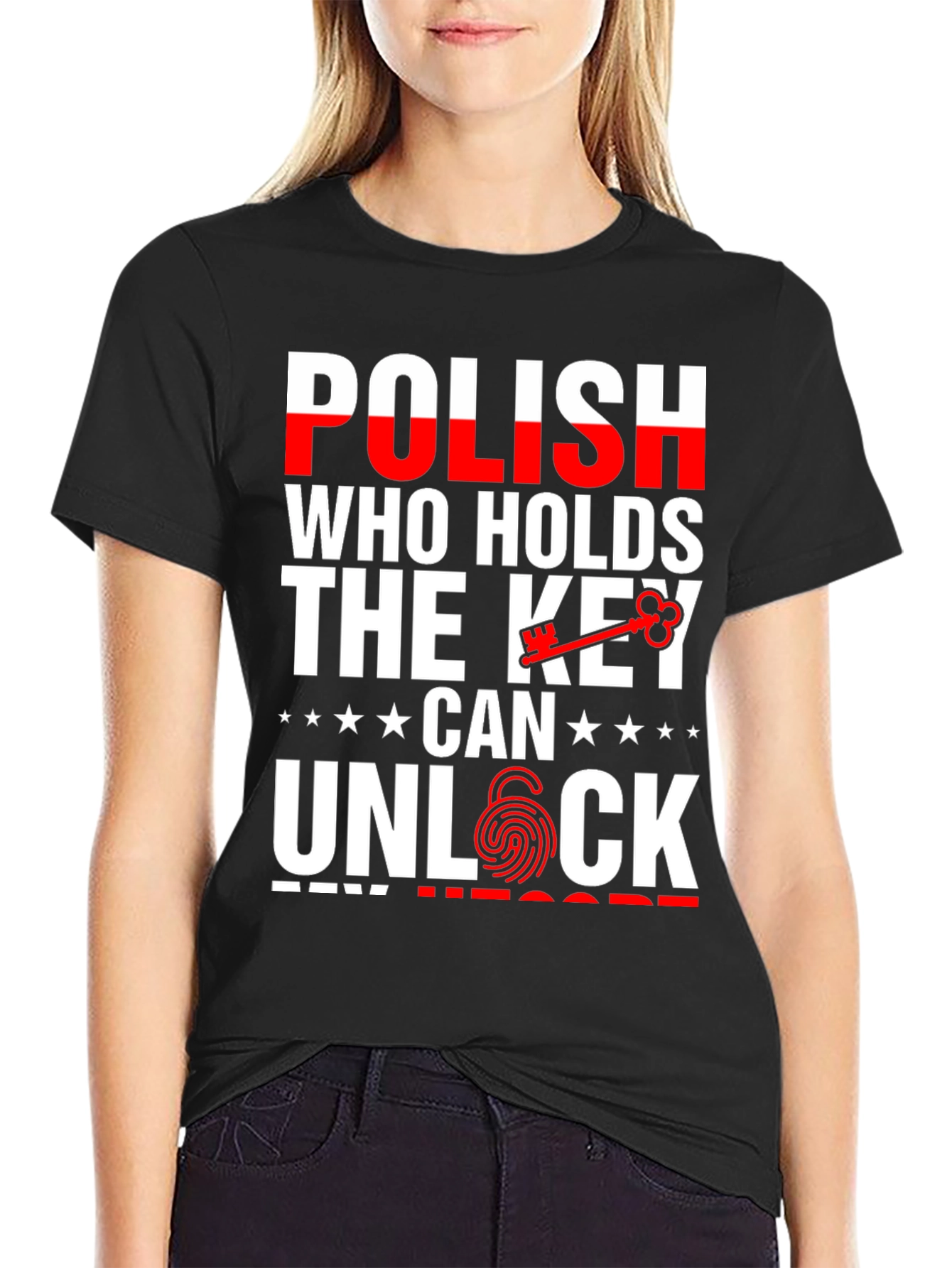 Polish Key to My Heart Graphic Tee