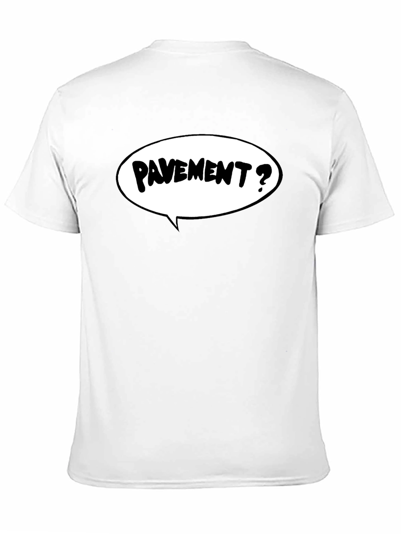 Pavement? Graphic T-Shirt - Mens Black Tee