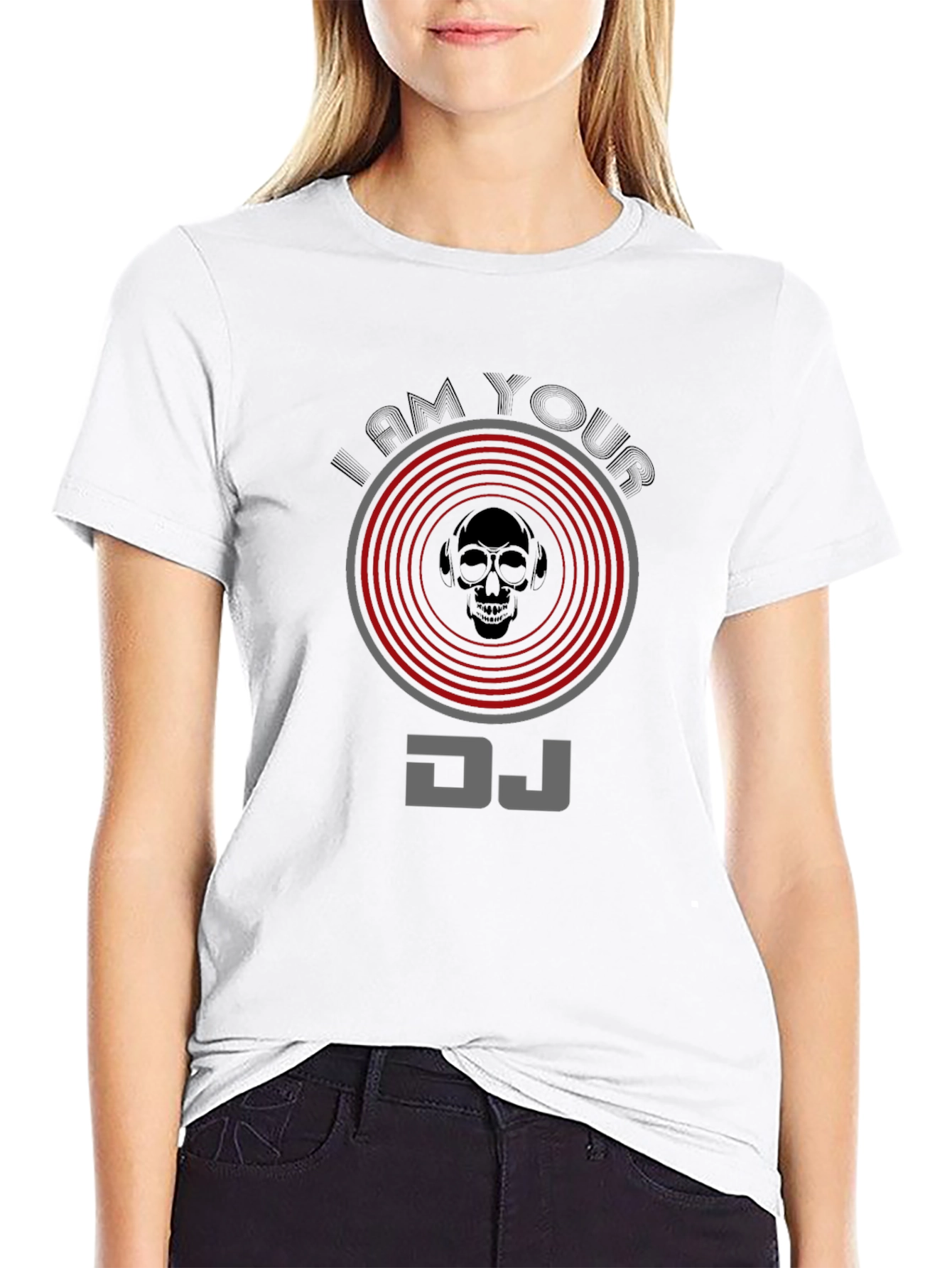 I Am Your DJ Skull Graphic Tee