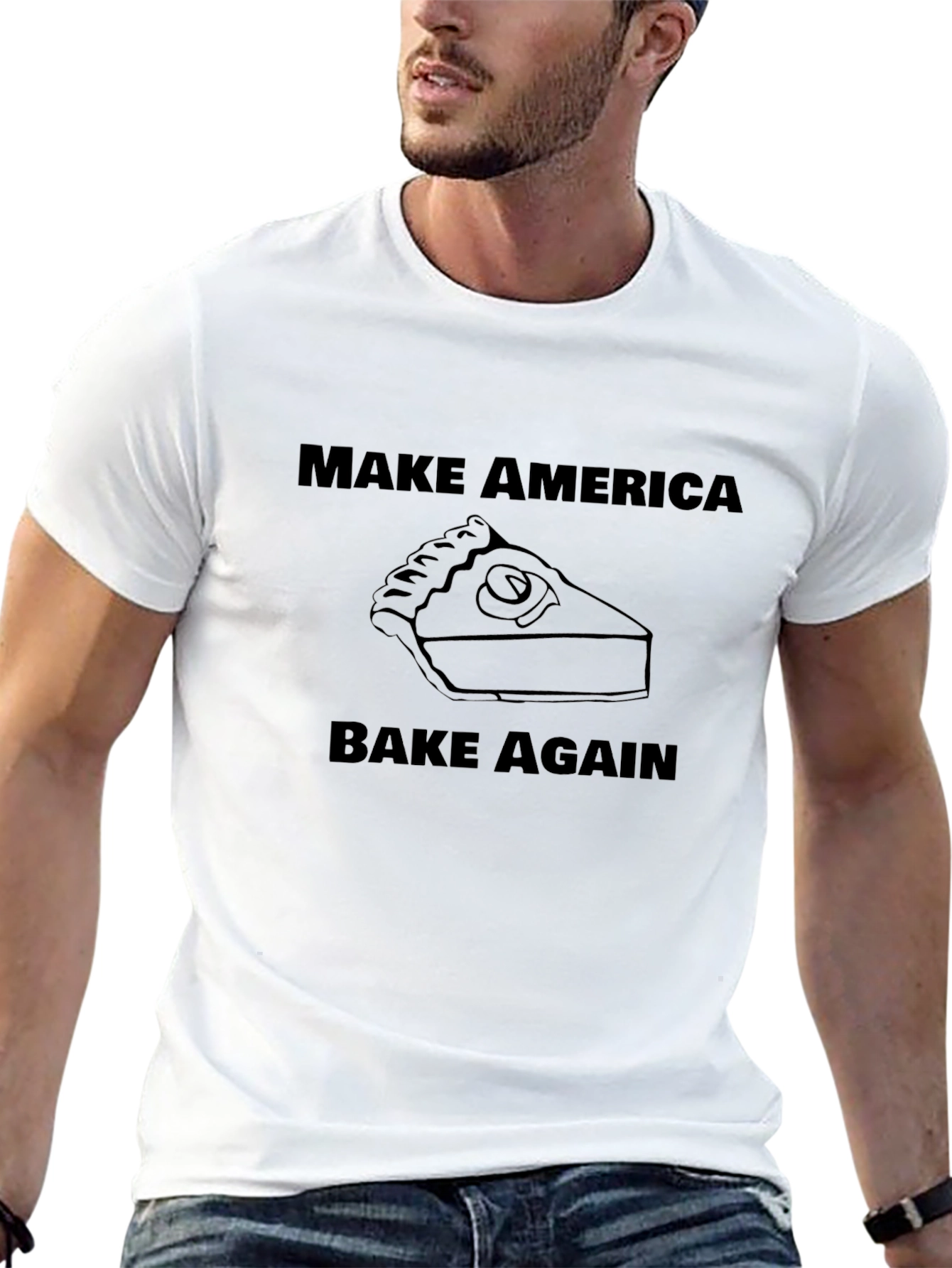Make America Bake Again Black T-Shirt