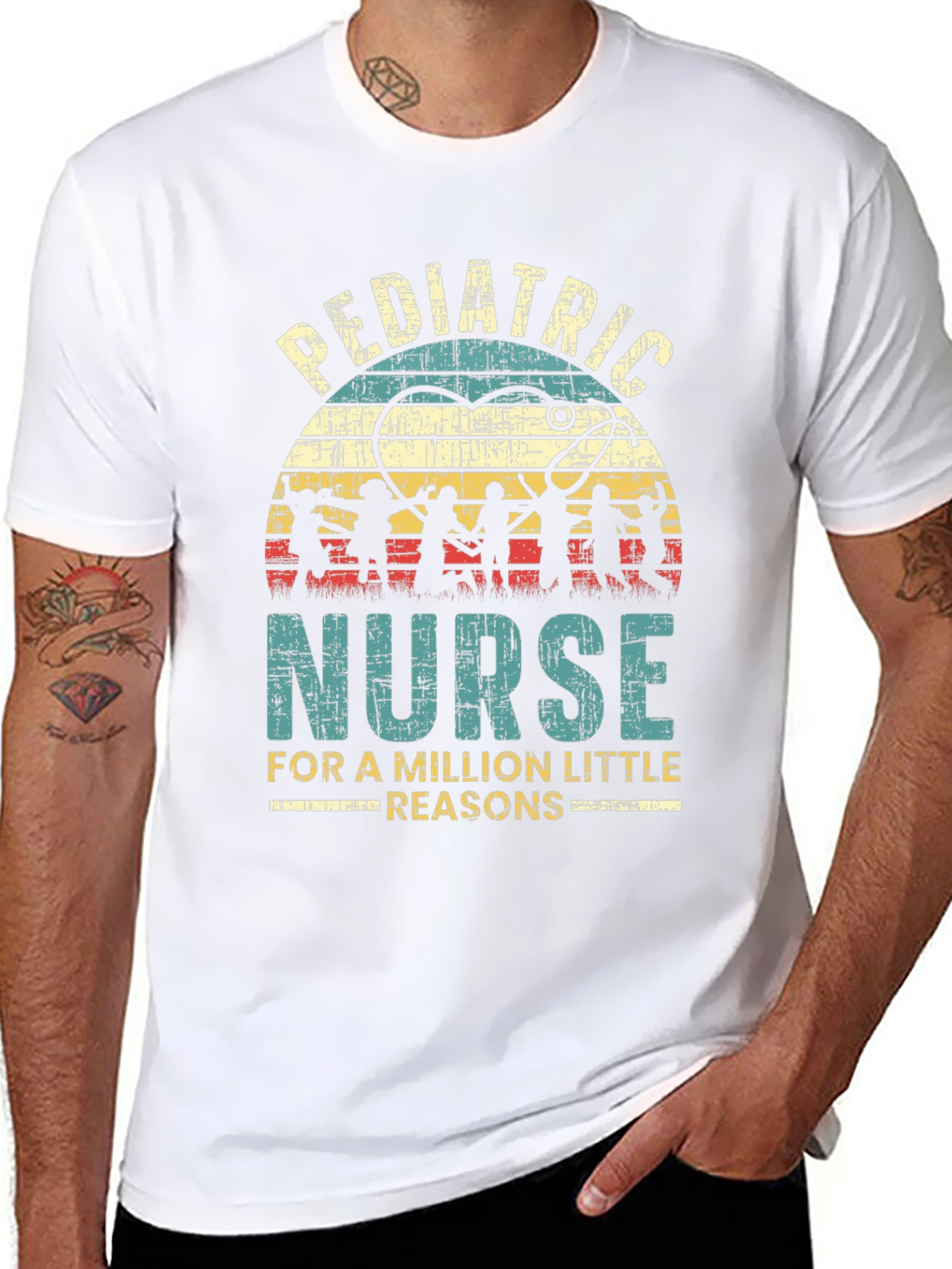 Pediatric Nurse Graphic T-Shirt - Million Little Reasons