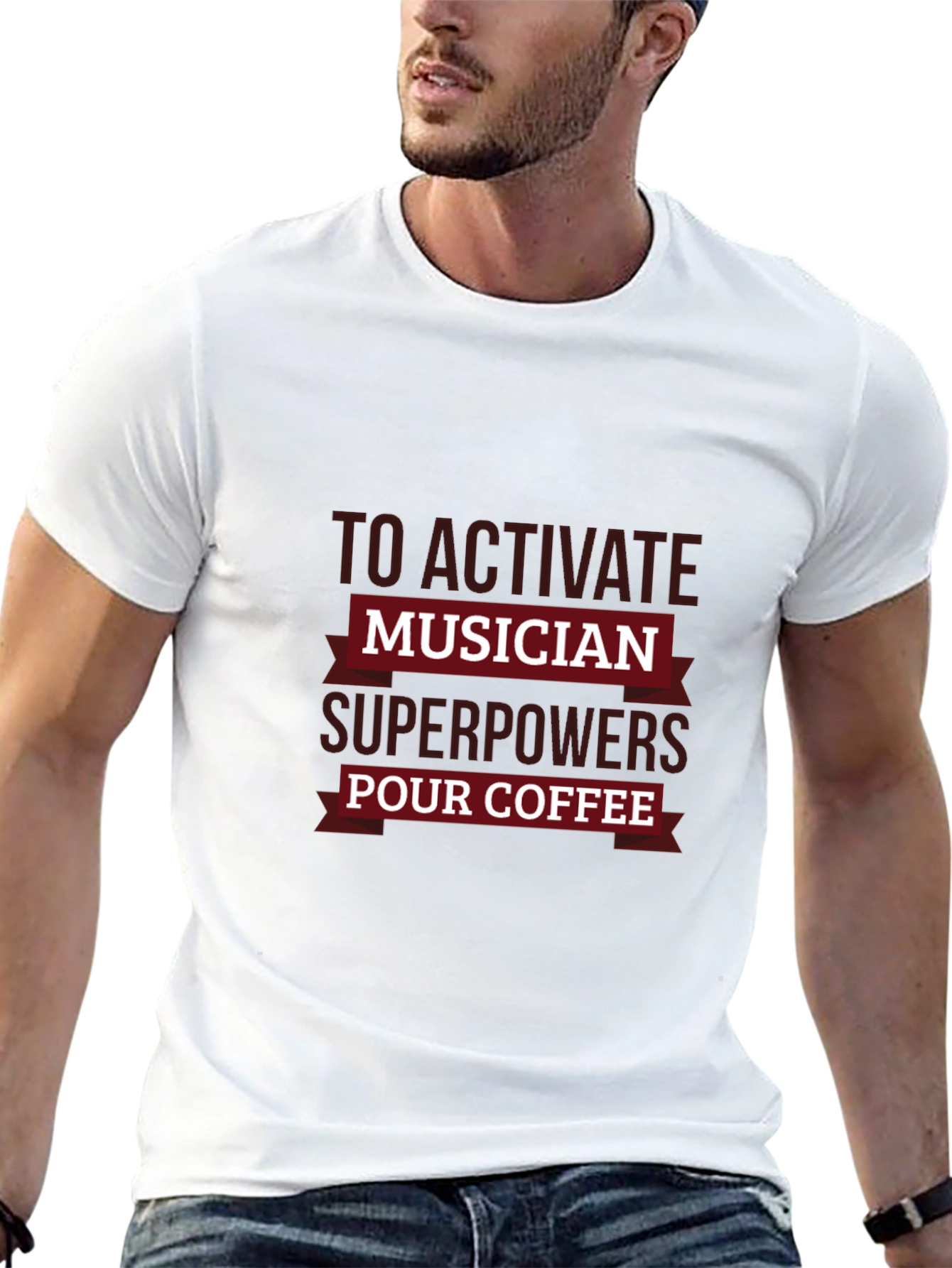 Musician Superpowers Coffee T-Shirt