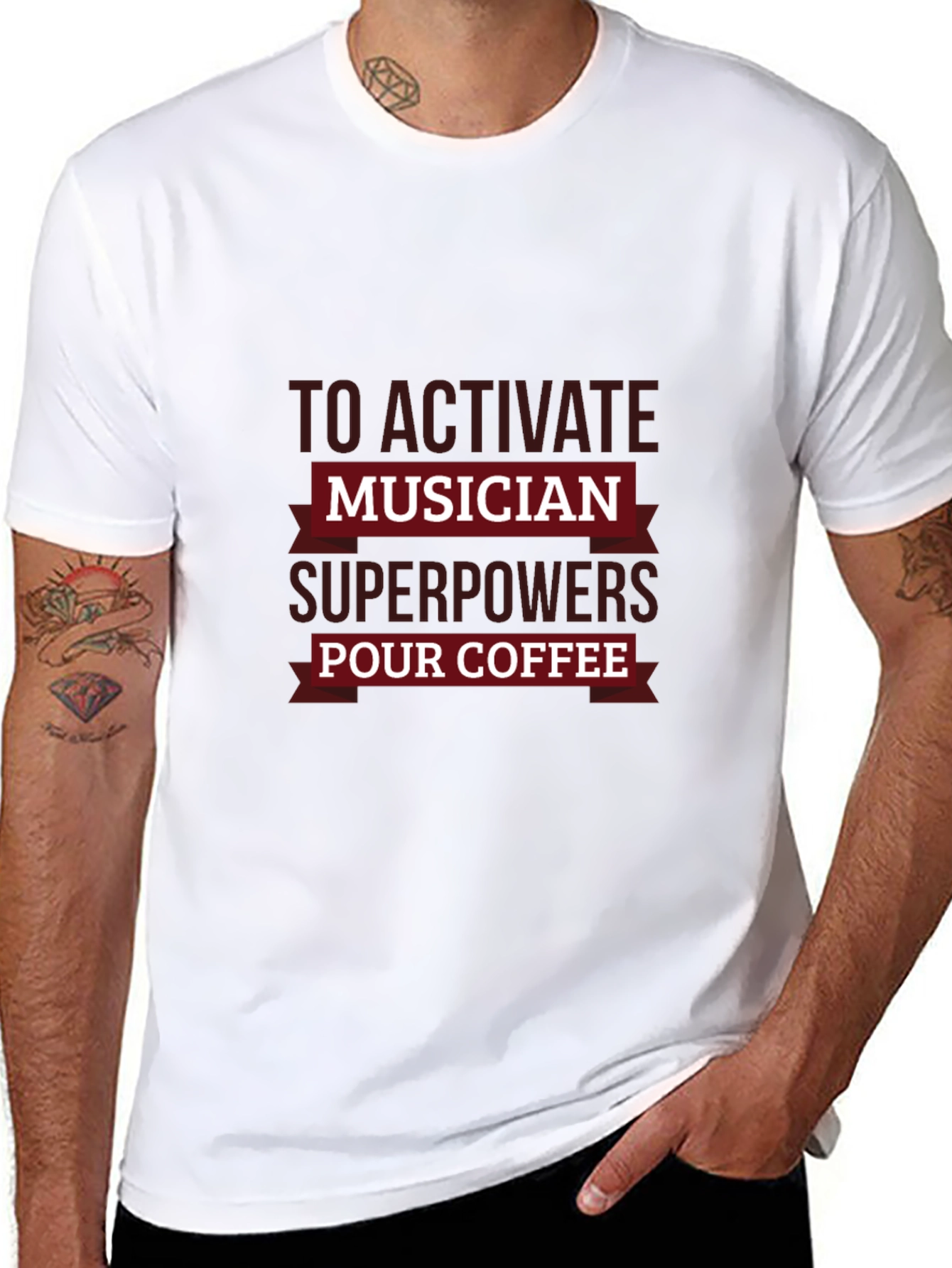 Musician Superpowers Coffee T-Shirt