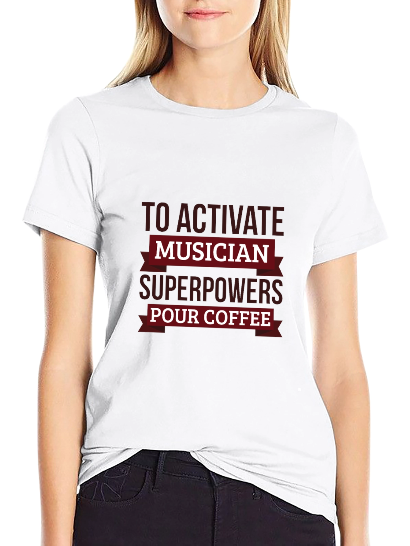 Musician Superpowers Coffee T-Shirt