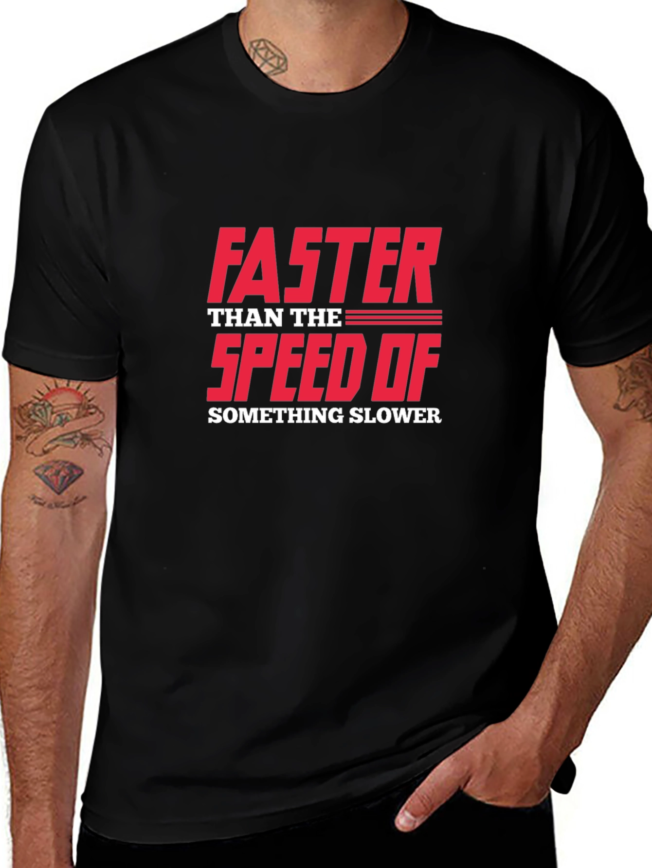 Funny Sarcastic Faster Speed Graphic T-Shirt