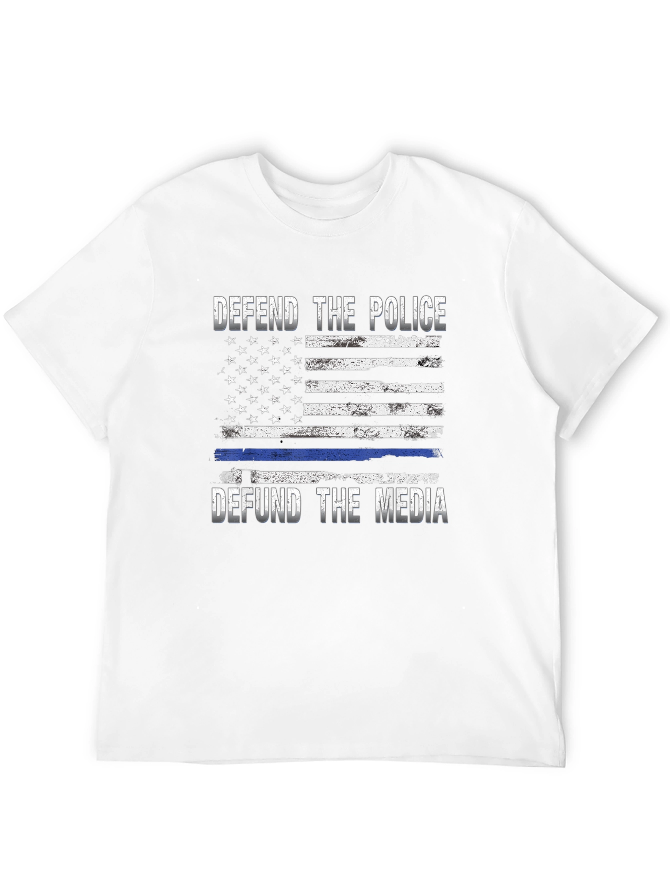 Defend Police Defund Media T-Shirt