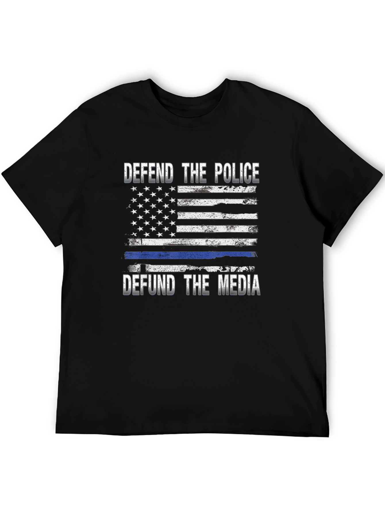 Defend Police Defund Media T-Shirt