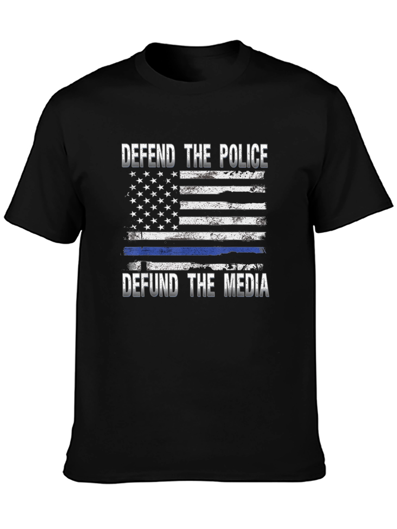 Defend Police Defund Media T-Shirt