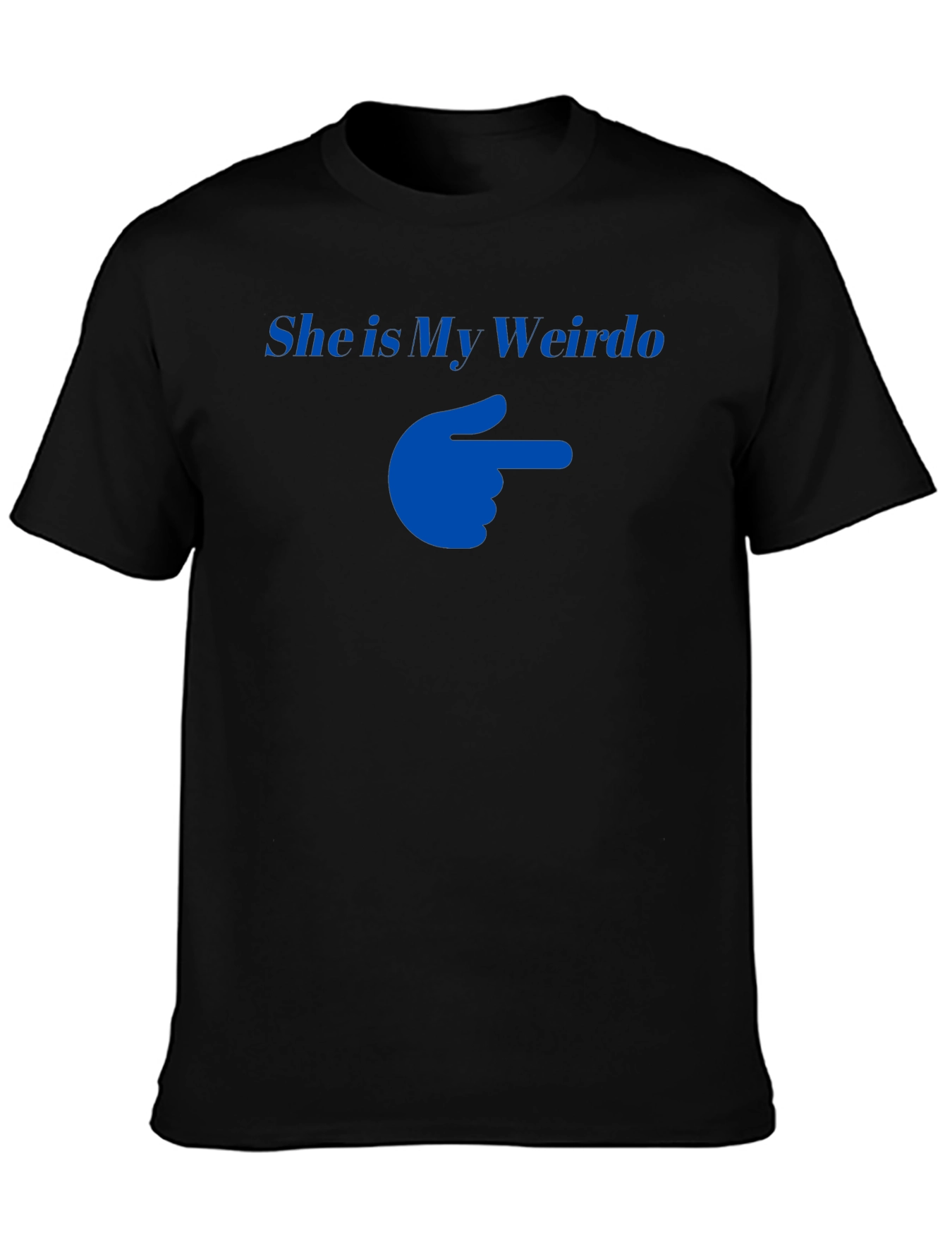 She is My Weirdo T-Shirt Funny Couple Matching Tee