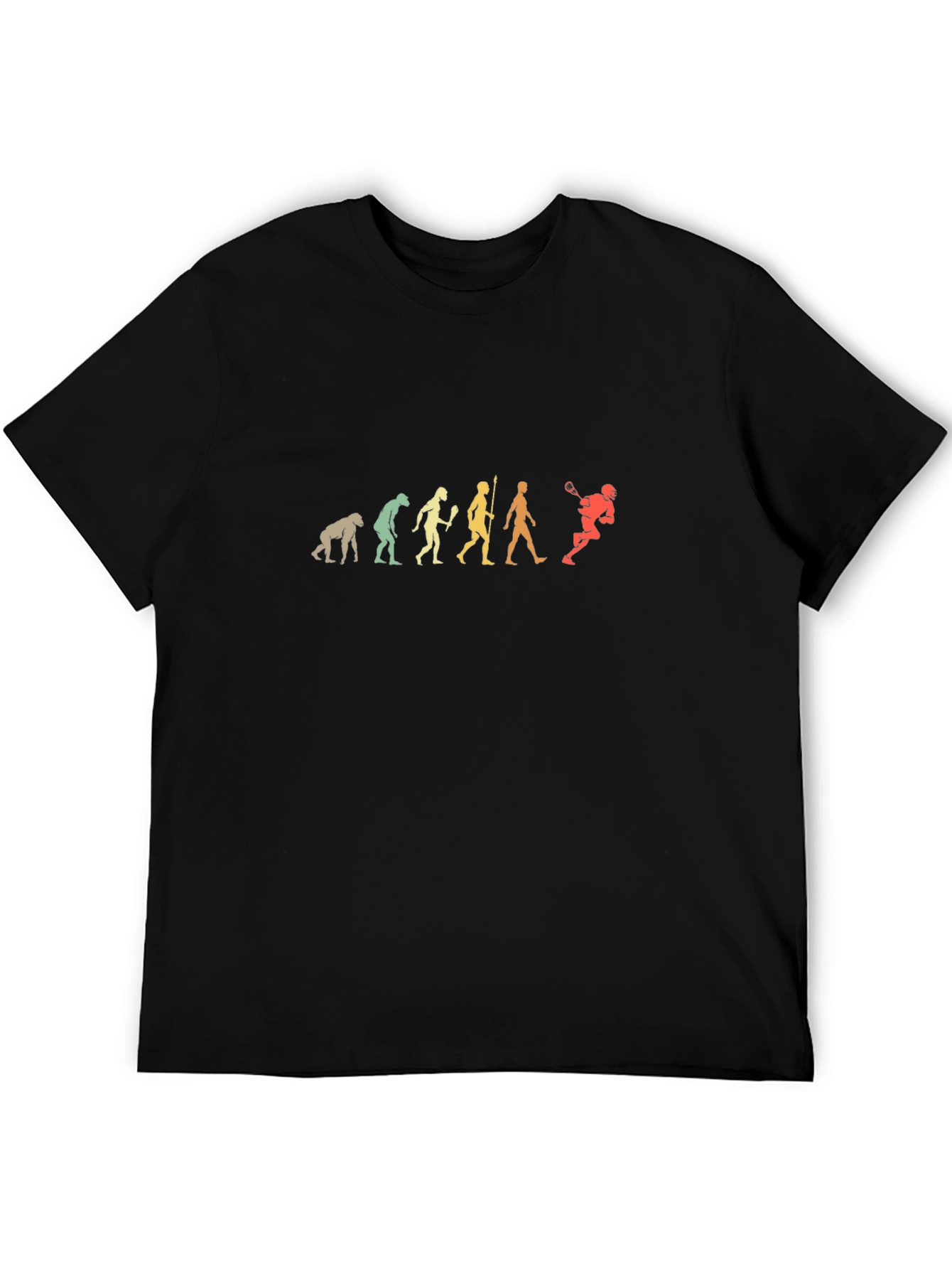 Lacrosse Evolution T-Shirt -  Retro Design