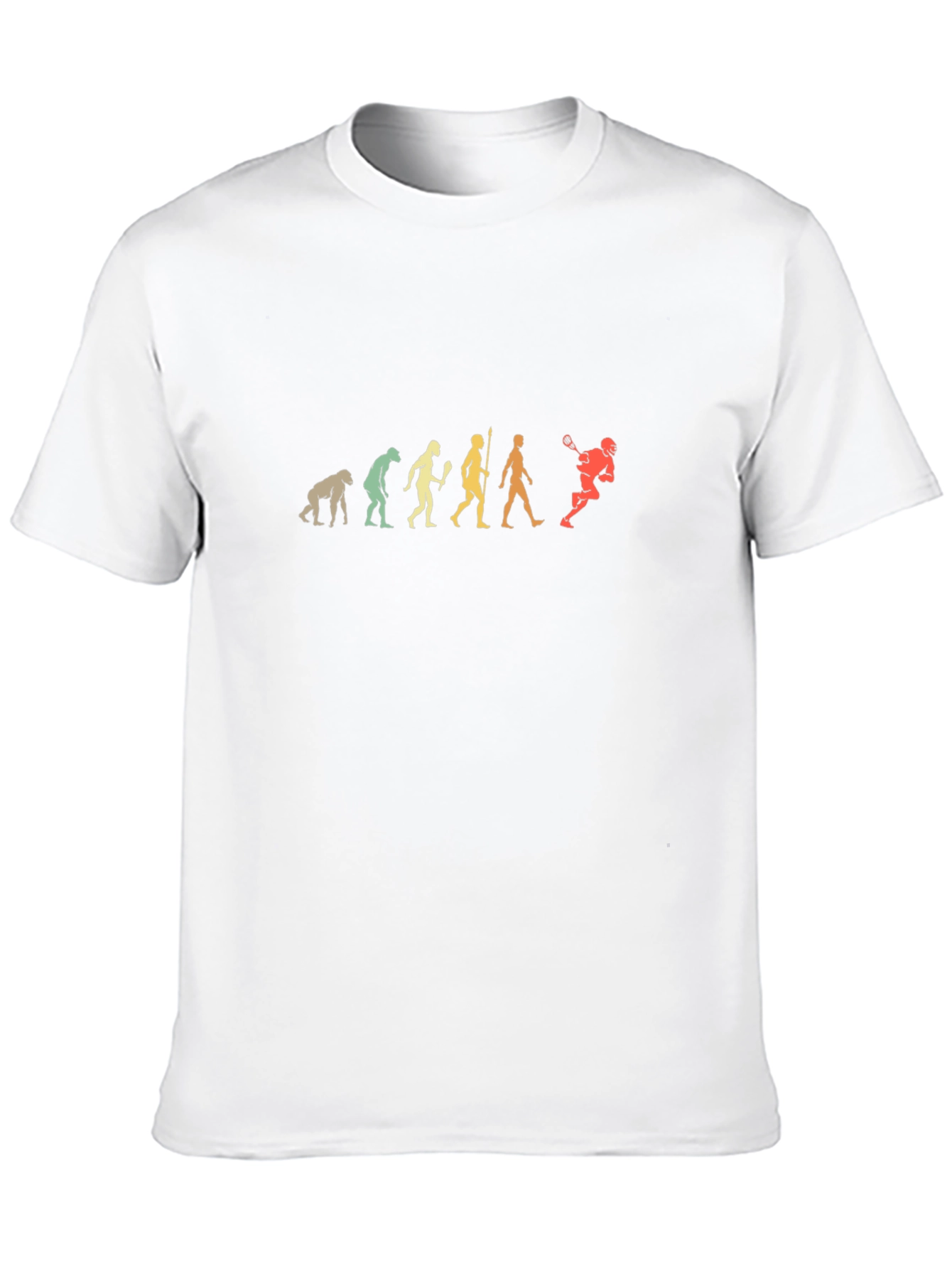 Lacrosse Evolution T-Shirt -  Retro Design