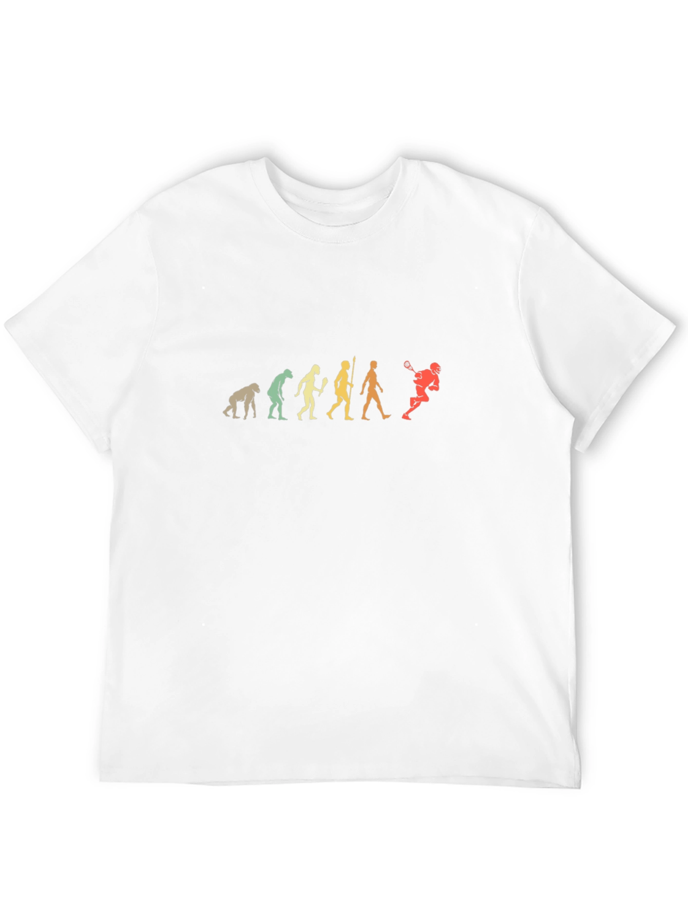 Lacrosse Evolution T-Shirt -  Retro Design