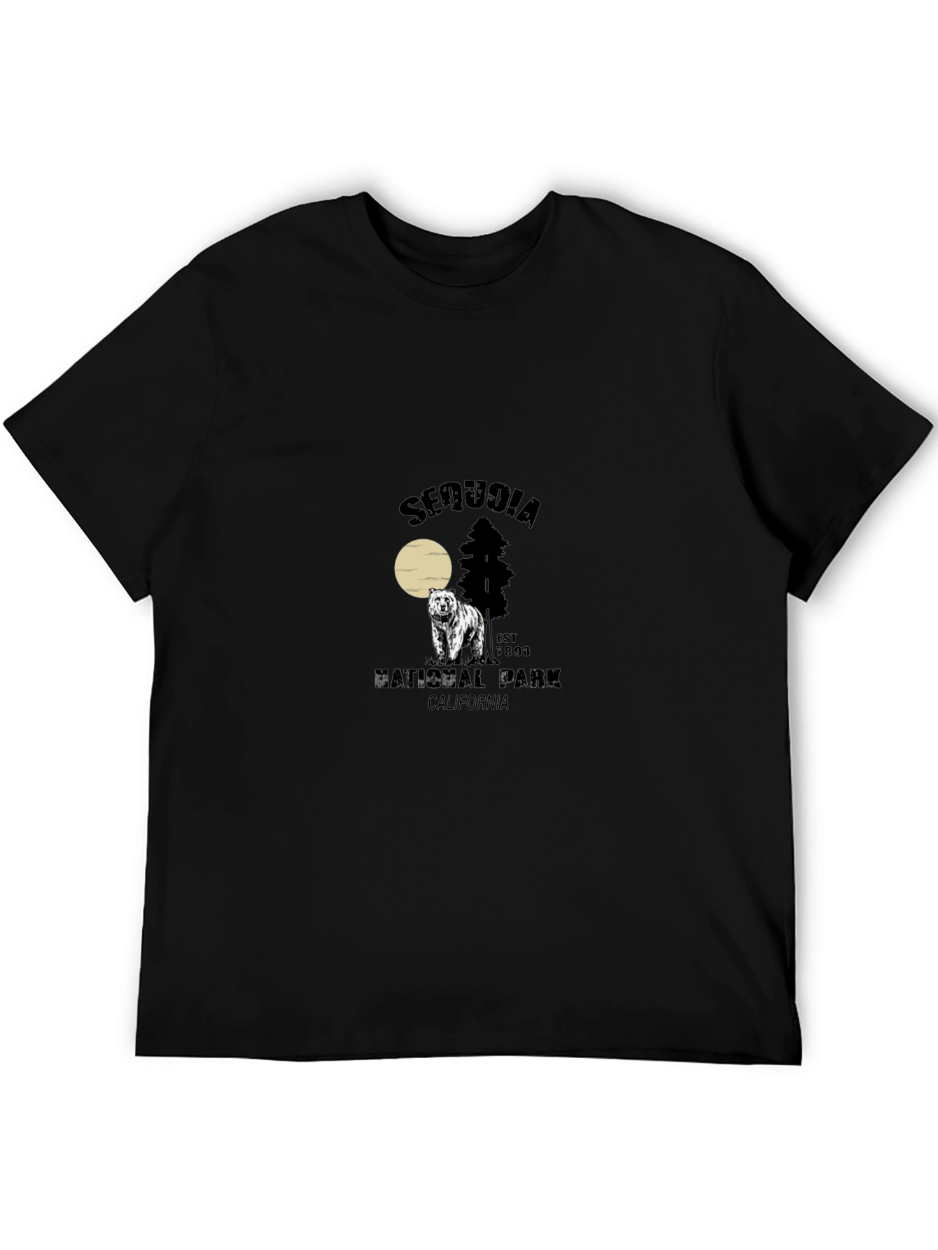 Sequoia National Park Black T-Shirt