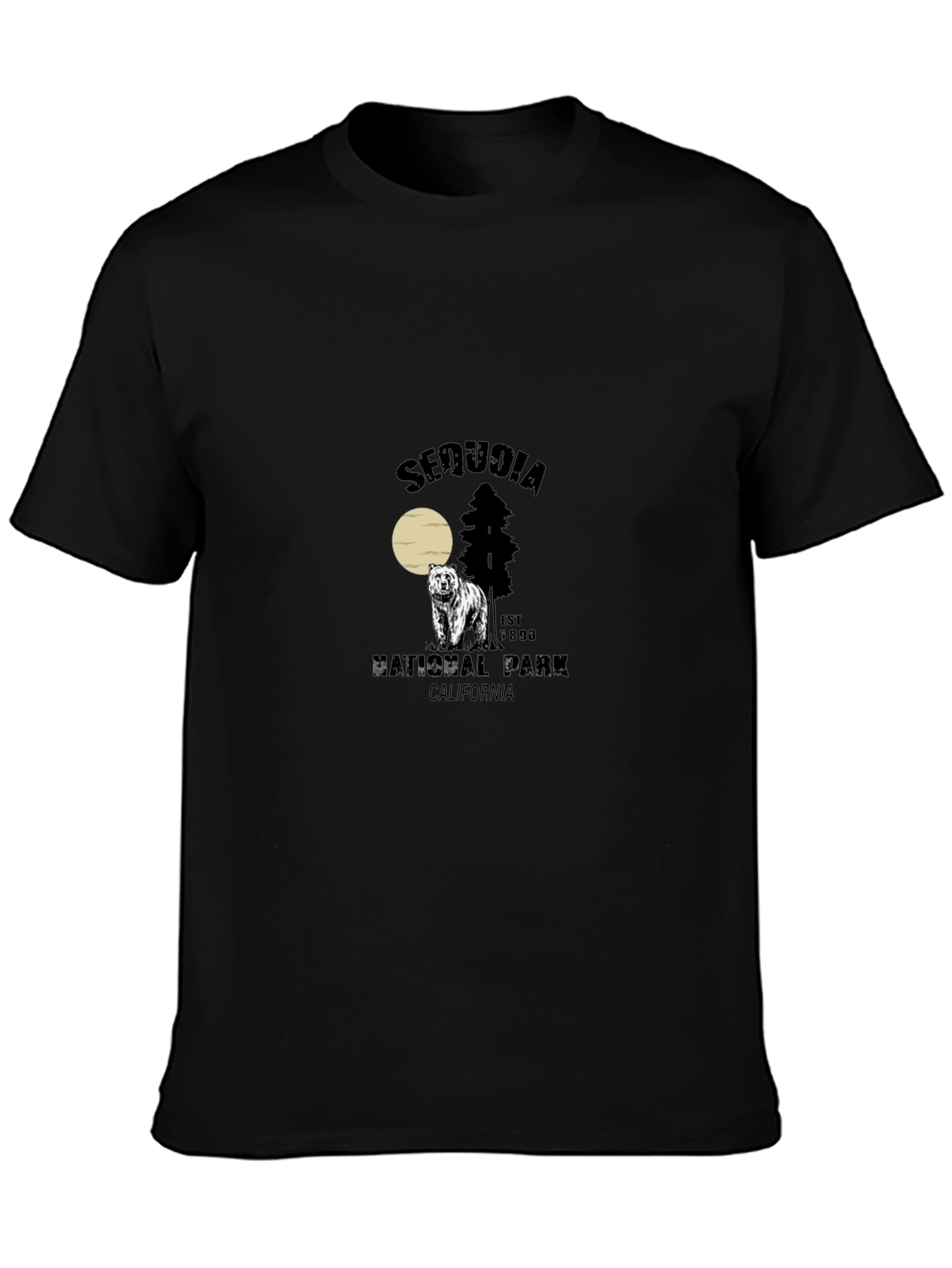 Sequoia National Park Black T-Shirt