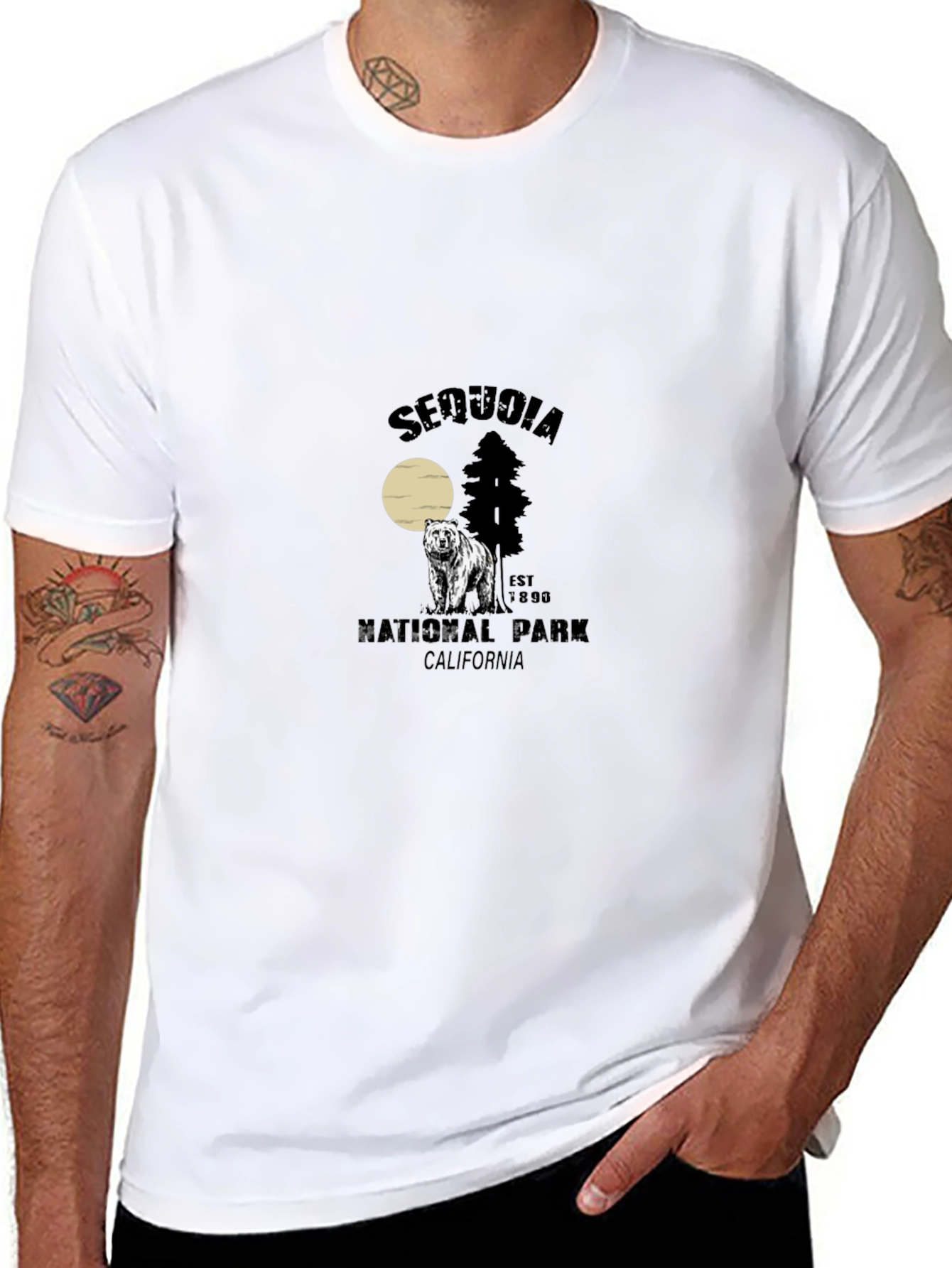 Sequoia National Park Black T-Shirt