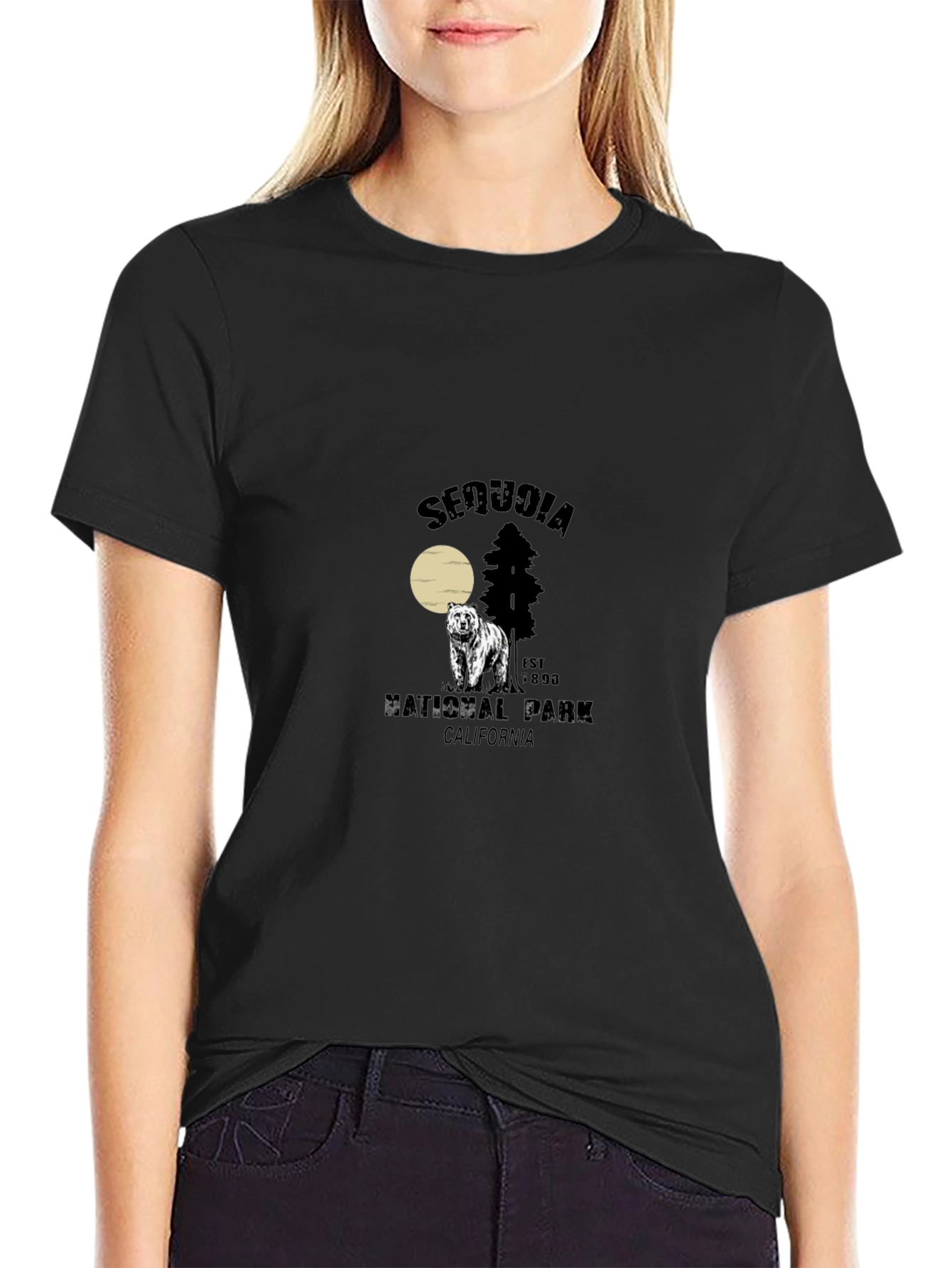 Sequoia National Park Black T-Shirt