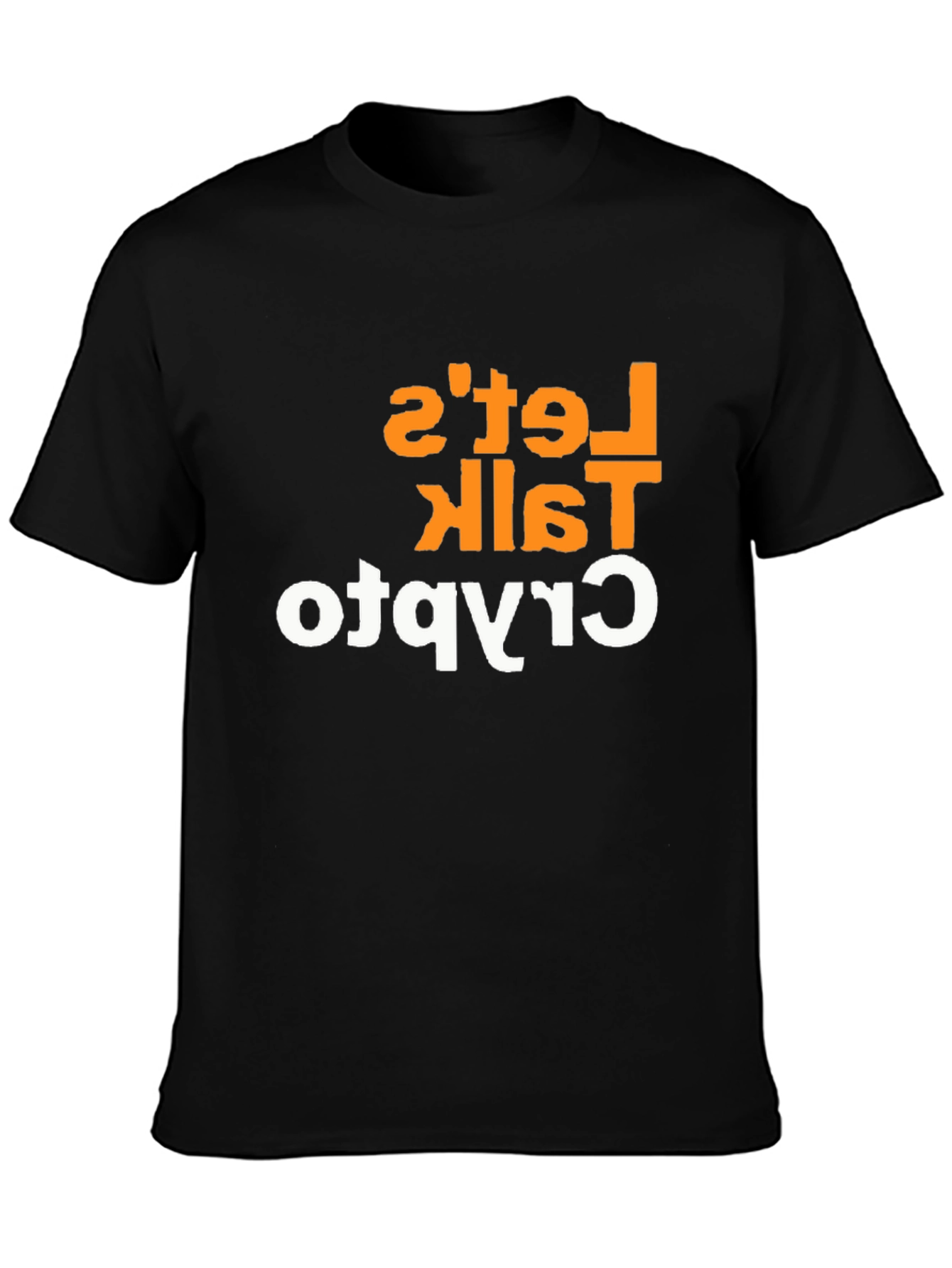 Lets Talk Crypto Graphic Tee - Black