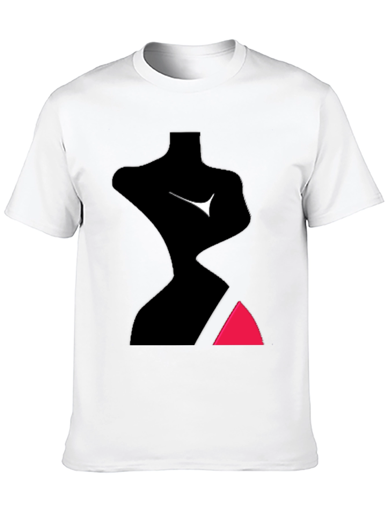 Abstract Body Black Tee