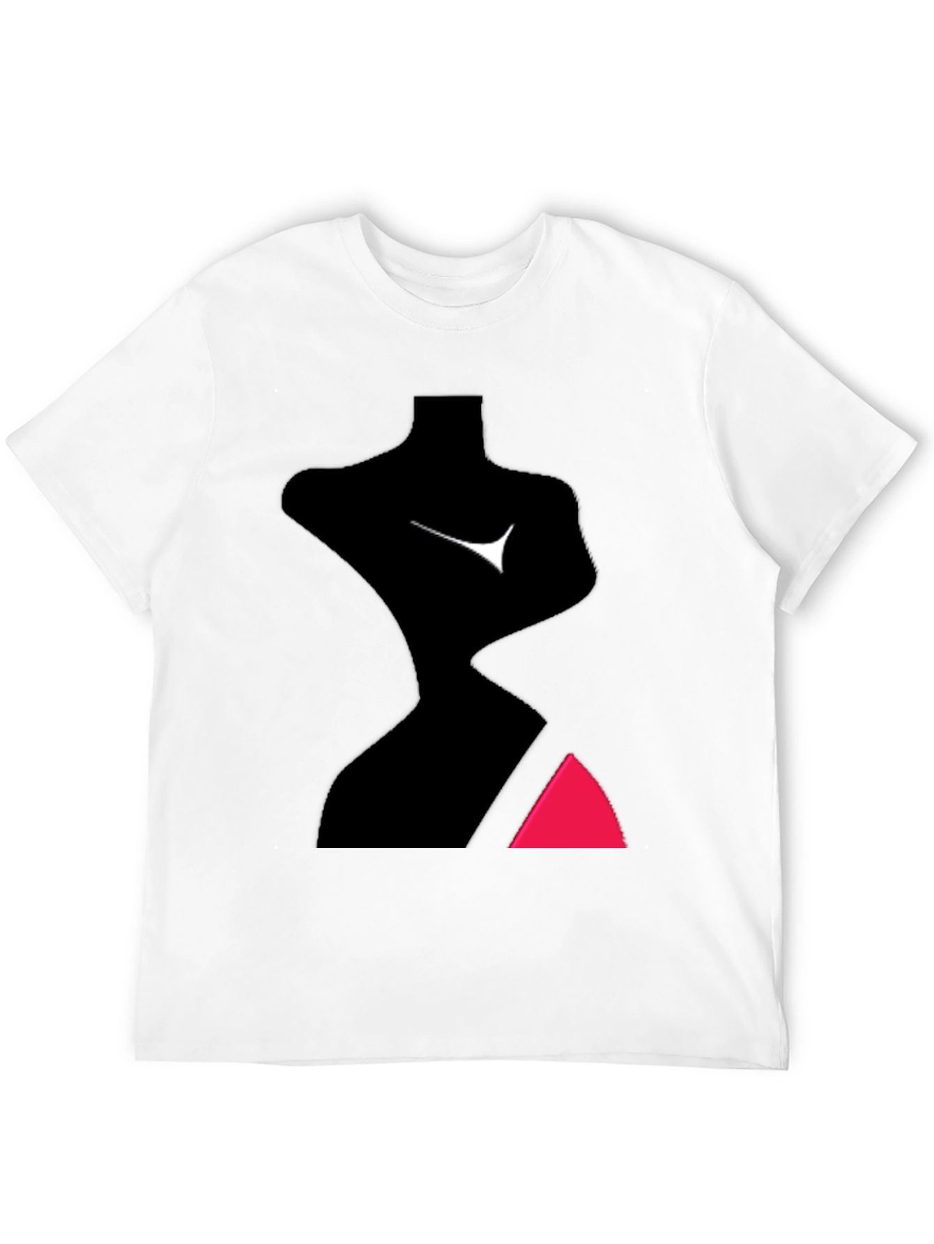 Abstract Body Black Tee