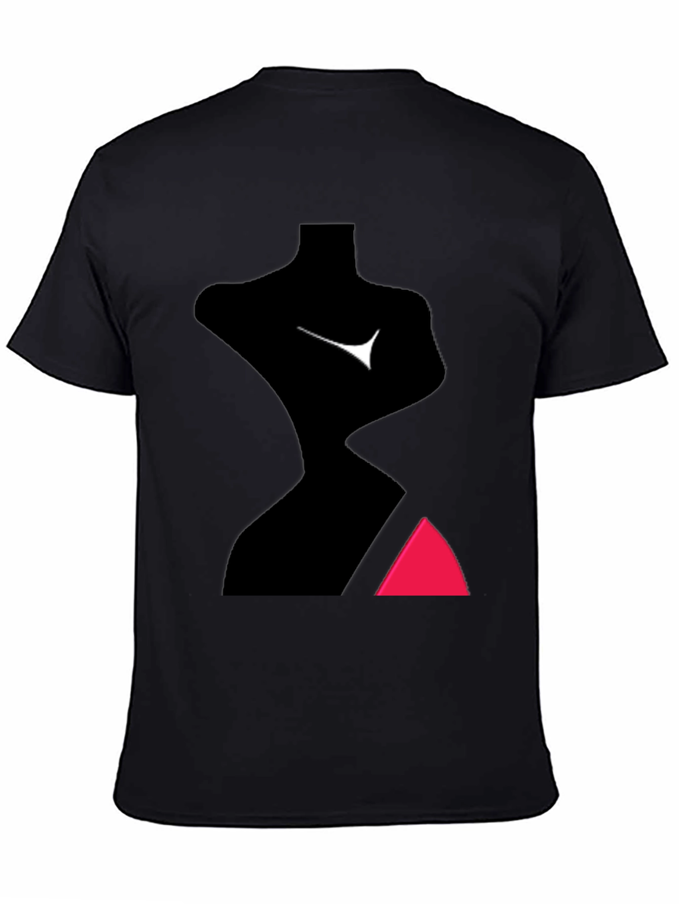 Abstract Body Black Tee