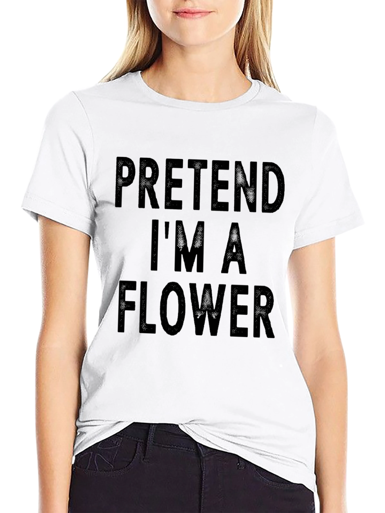 Pretend Im a Flower T-Shirt - Funny Costume Tee