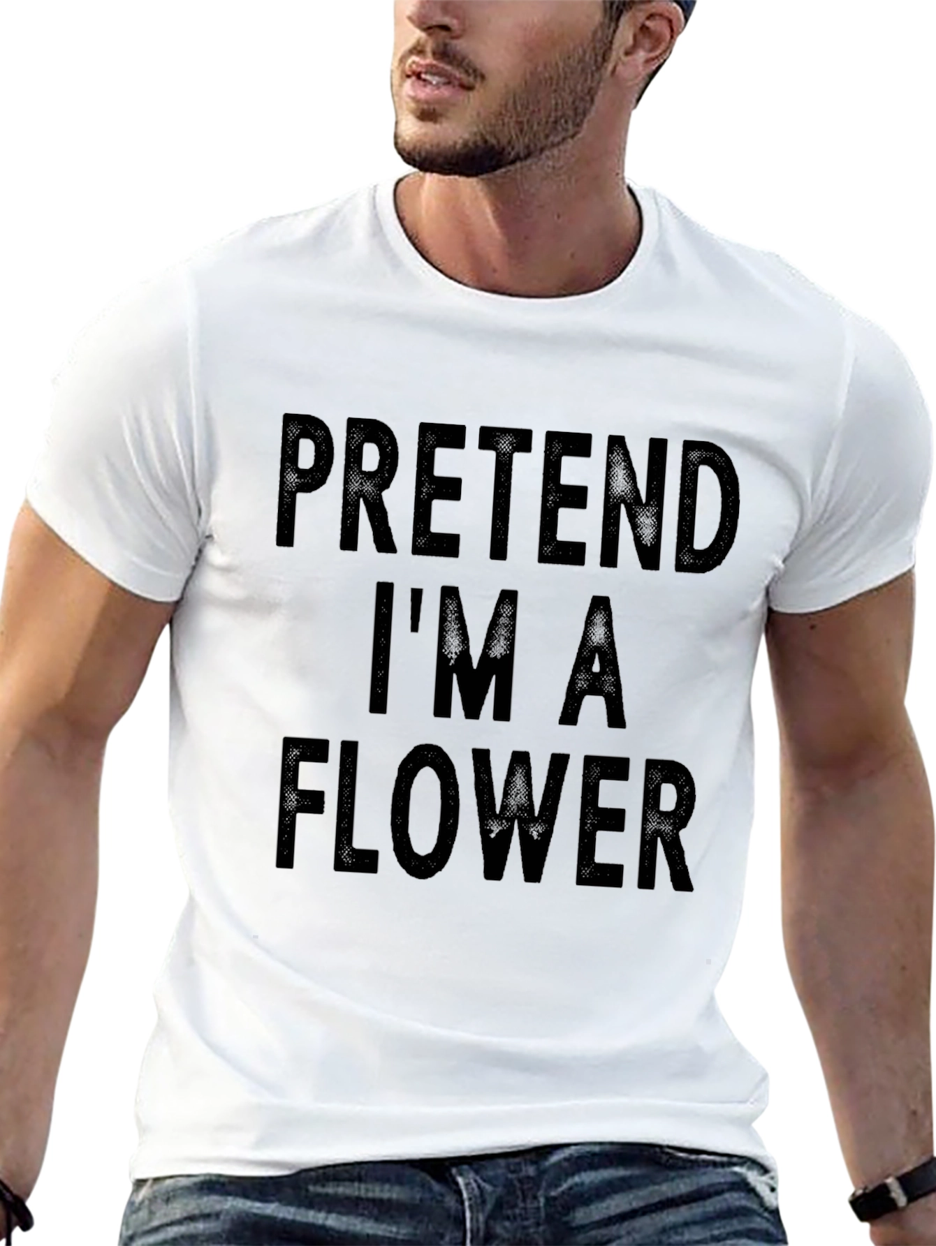Pretend Im a Flower T-Shirt - Funny Costume Tee
