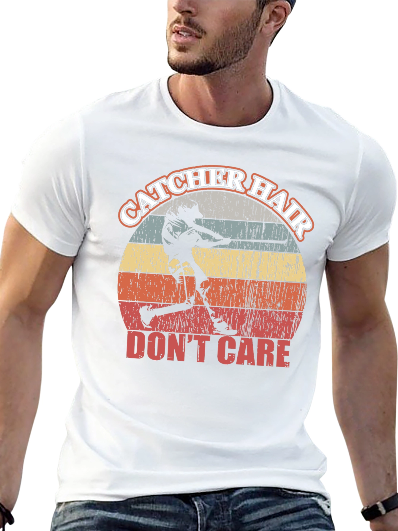 Catcher Hair Dont Care Graphic Tee