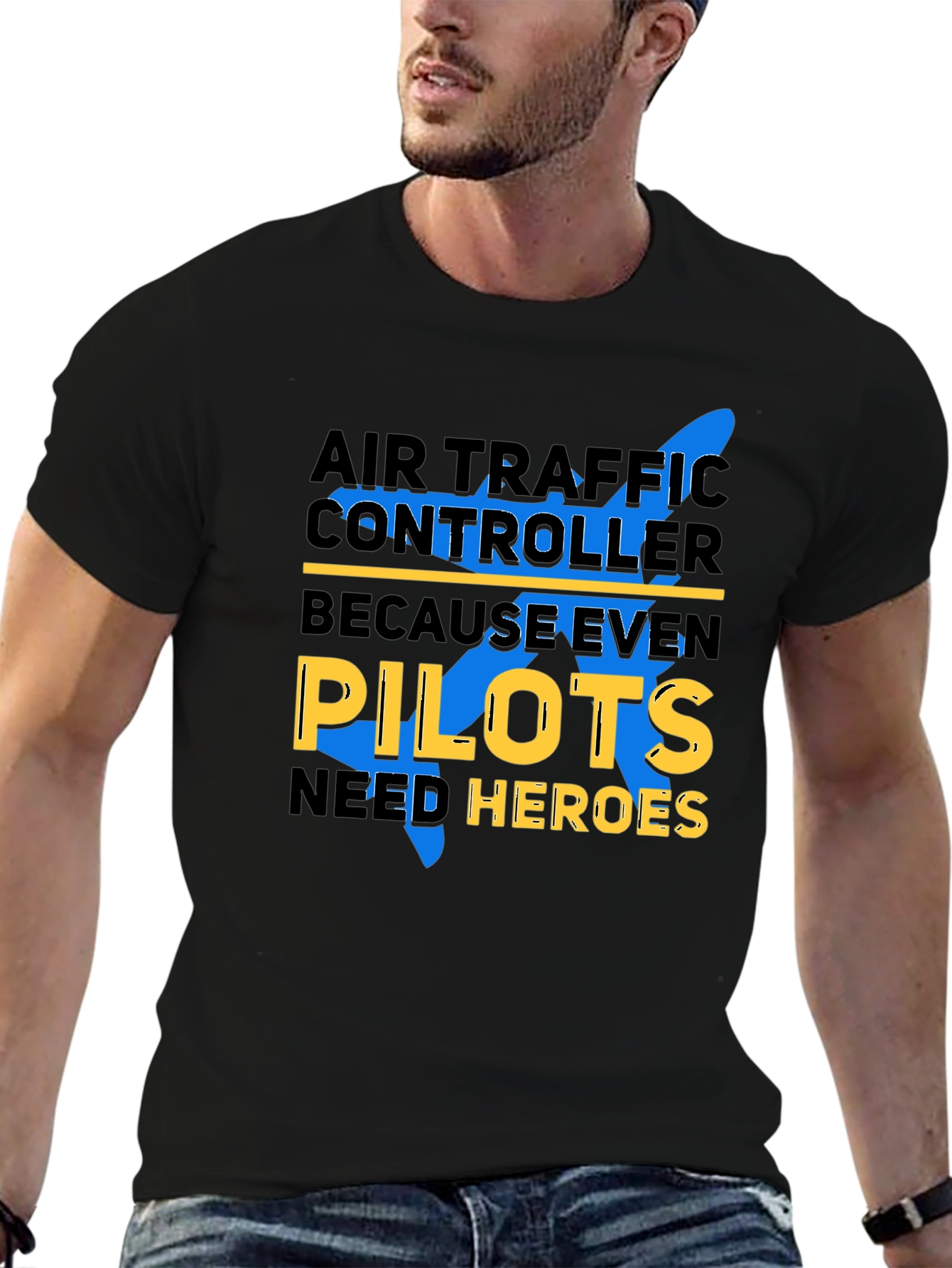 Air Traffic Controller T-Shirt - Pilots Need Heroes Tee