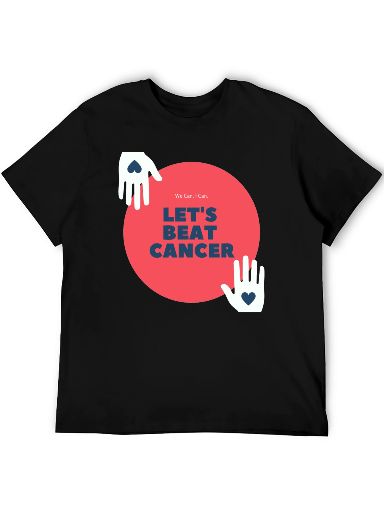 Lets Beat Cancer Graphic Tee