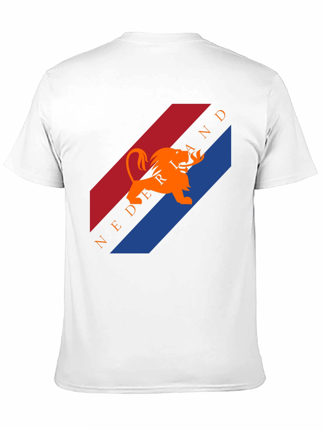 Netherlands Lion Graphic Black T-Shirt