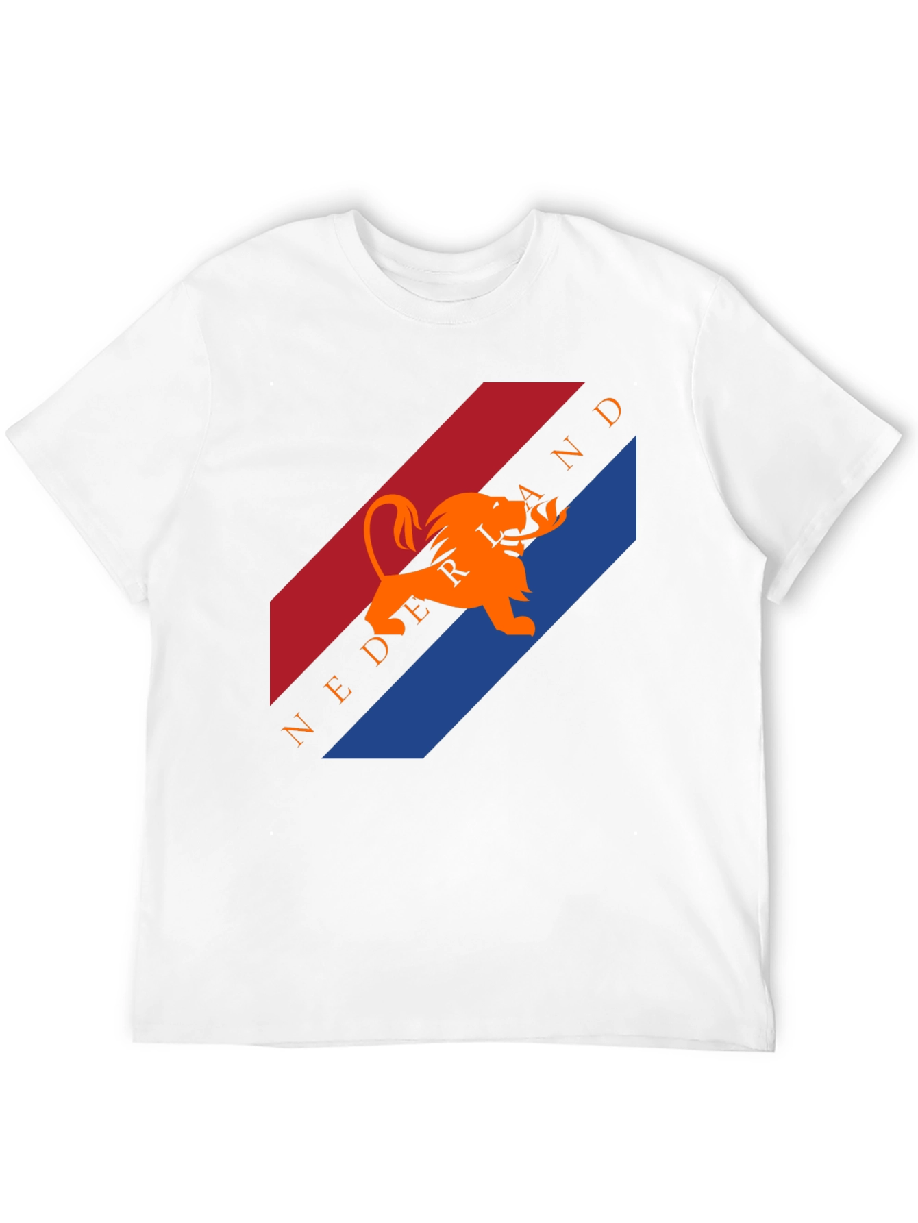Netherlands Lion Graphic Black T-Shirt
